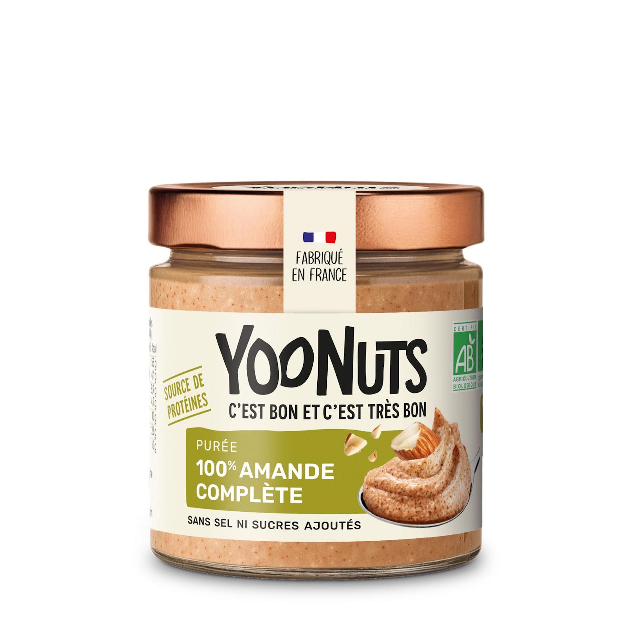 MANGER JUSTE Purée 100% amande complète bio 200g