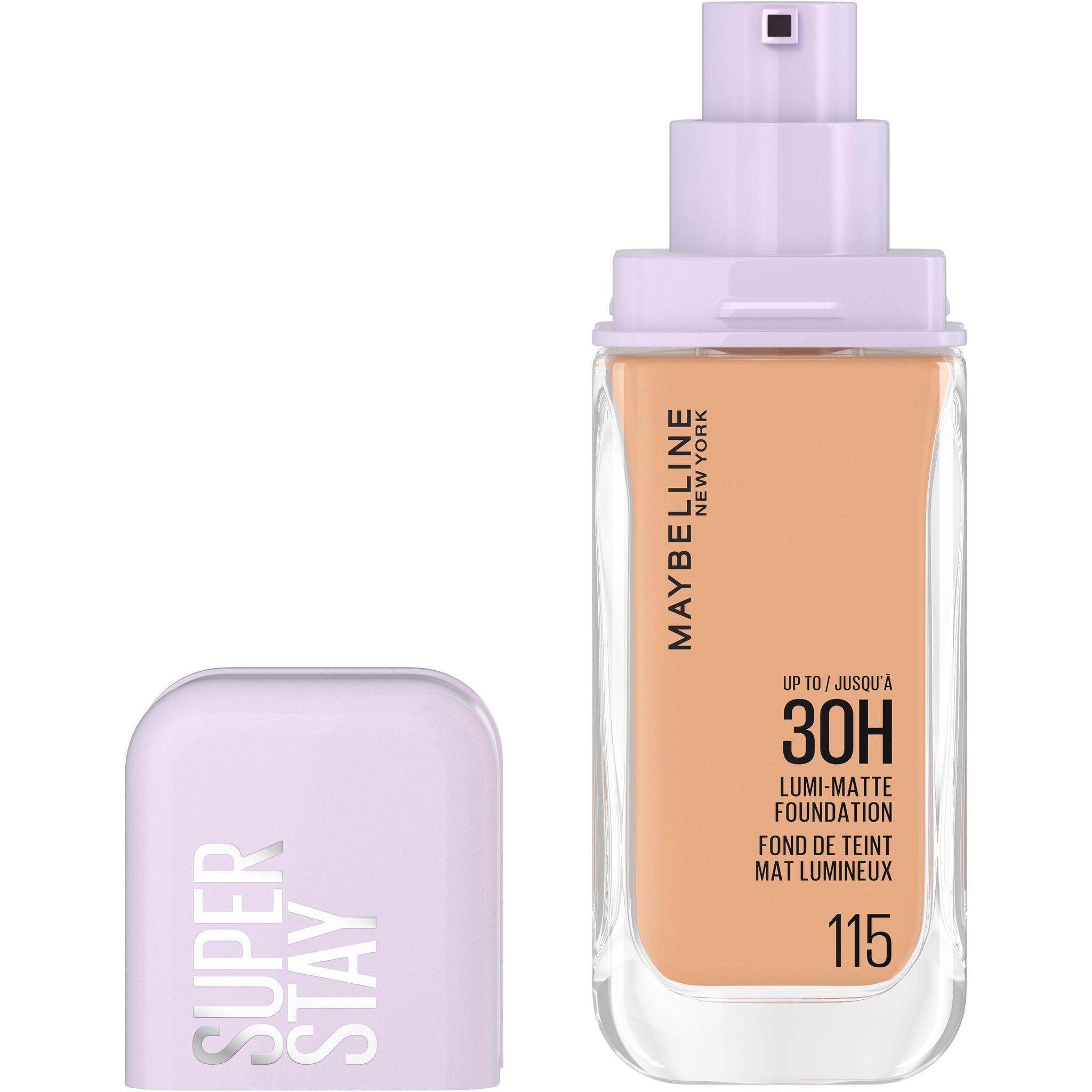 Voir la diapositive 2 : MAYBELLINE Superstay Fond de teint mat lumineux 30H 115 1 pièce