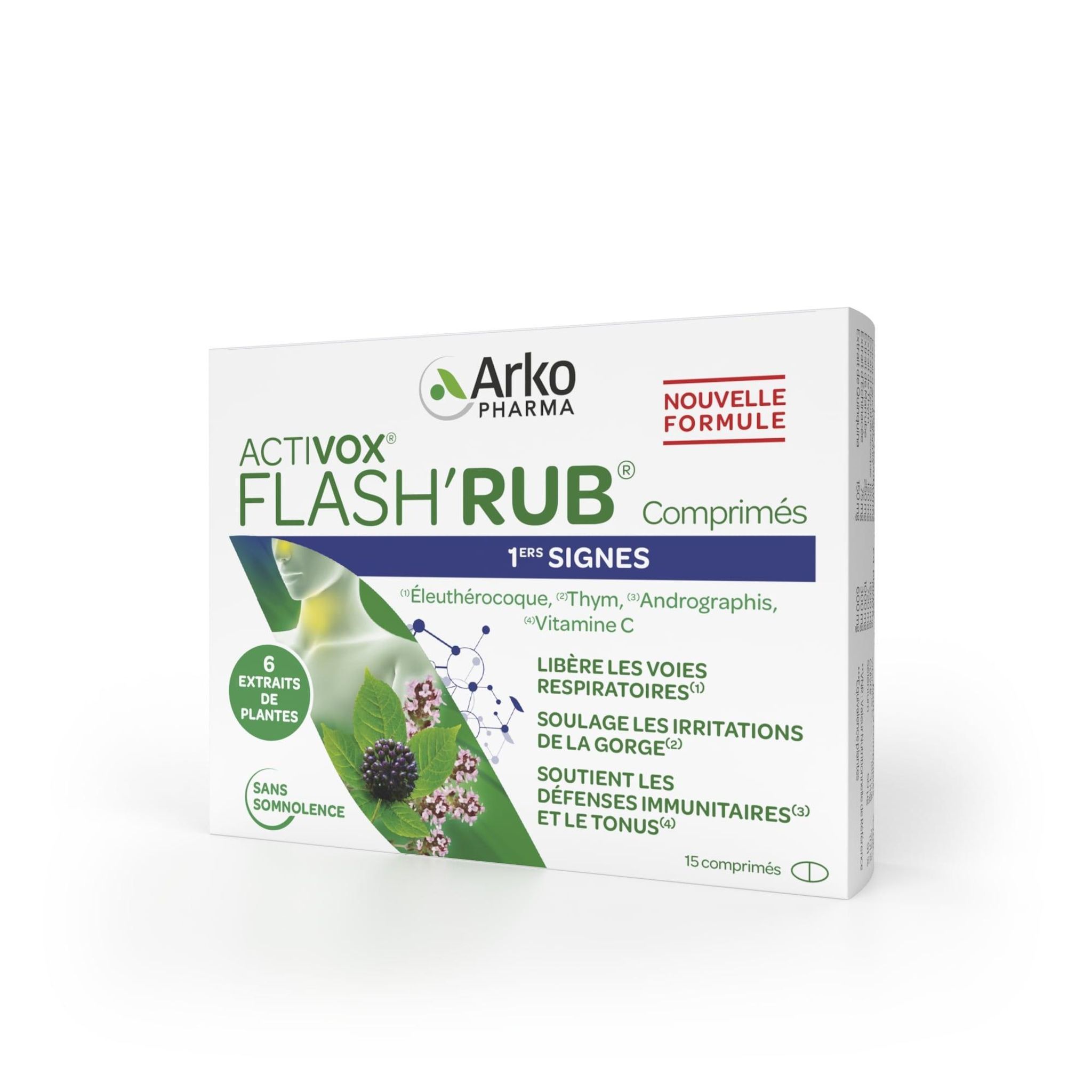 ARKOPHARMA Complément alimentaire Activox flash'rub 15 comprimés
