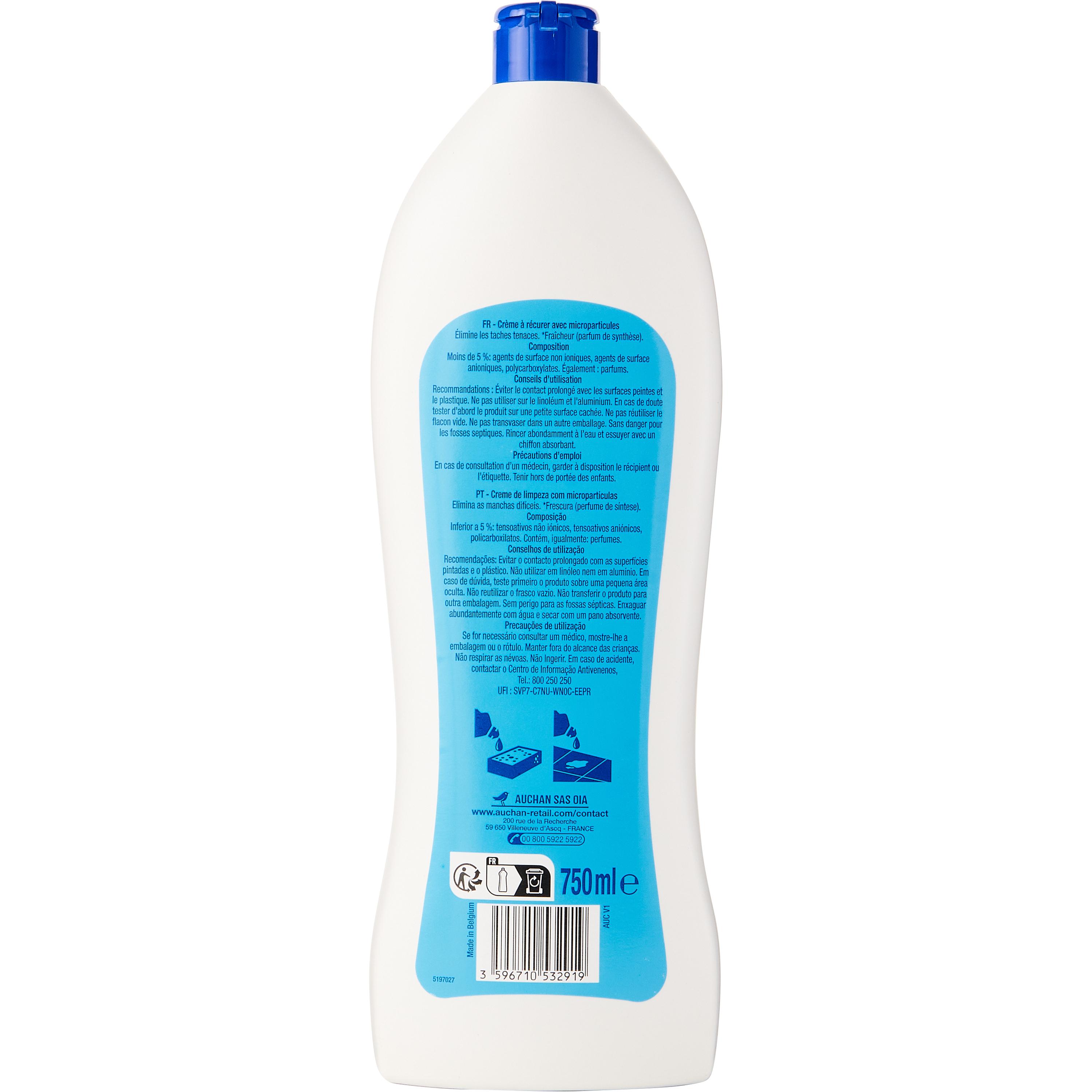 Voir la diapositive 3 : AUCHAN Crème à récurer 75ml