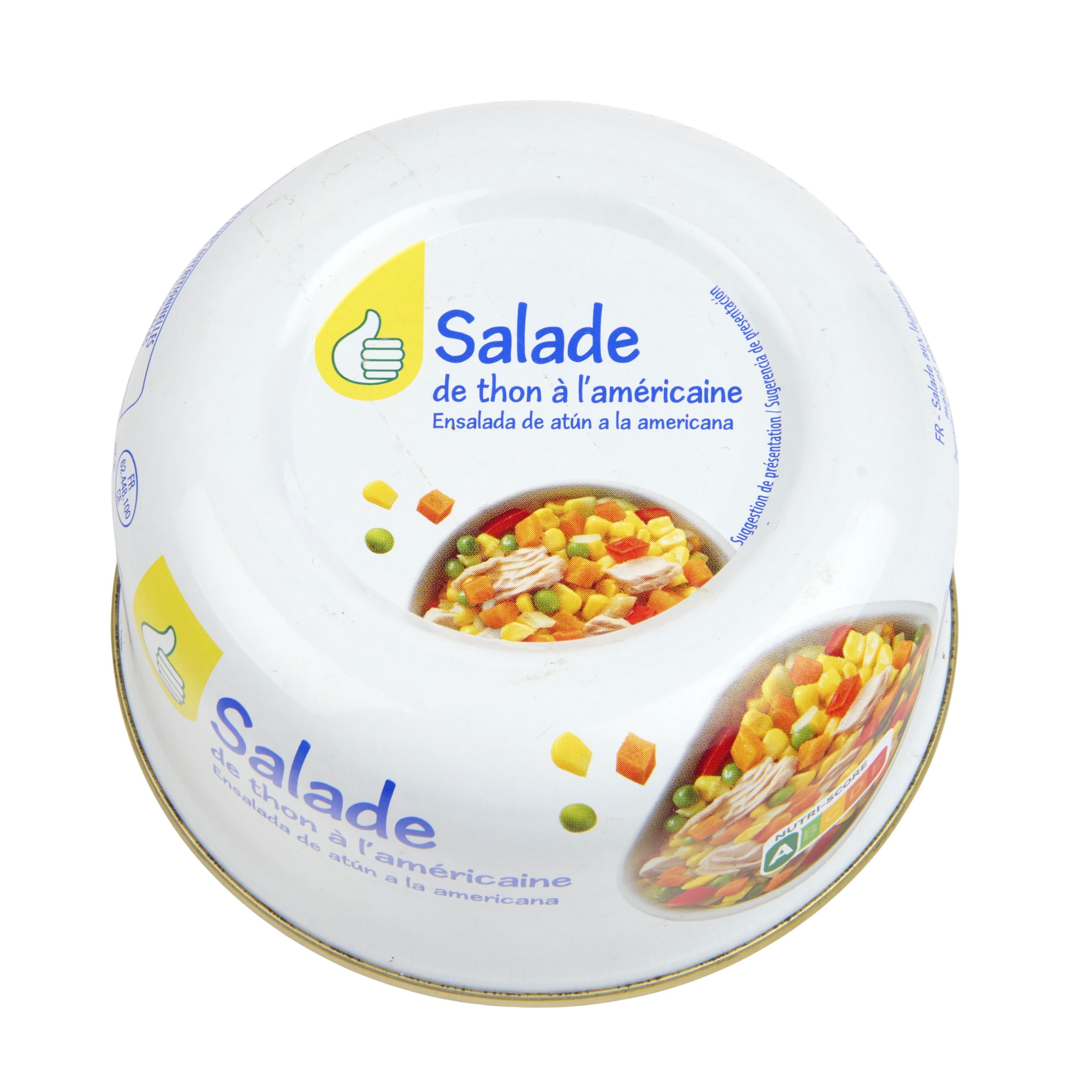 Voir la diapositive 2 : POUCE Salade de thon à l'américaine 280g