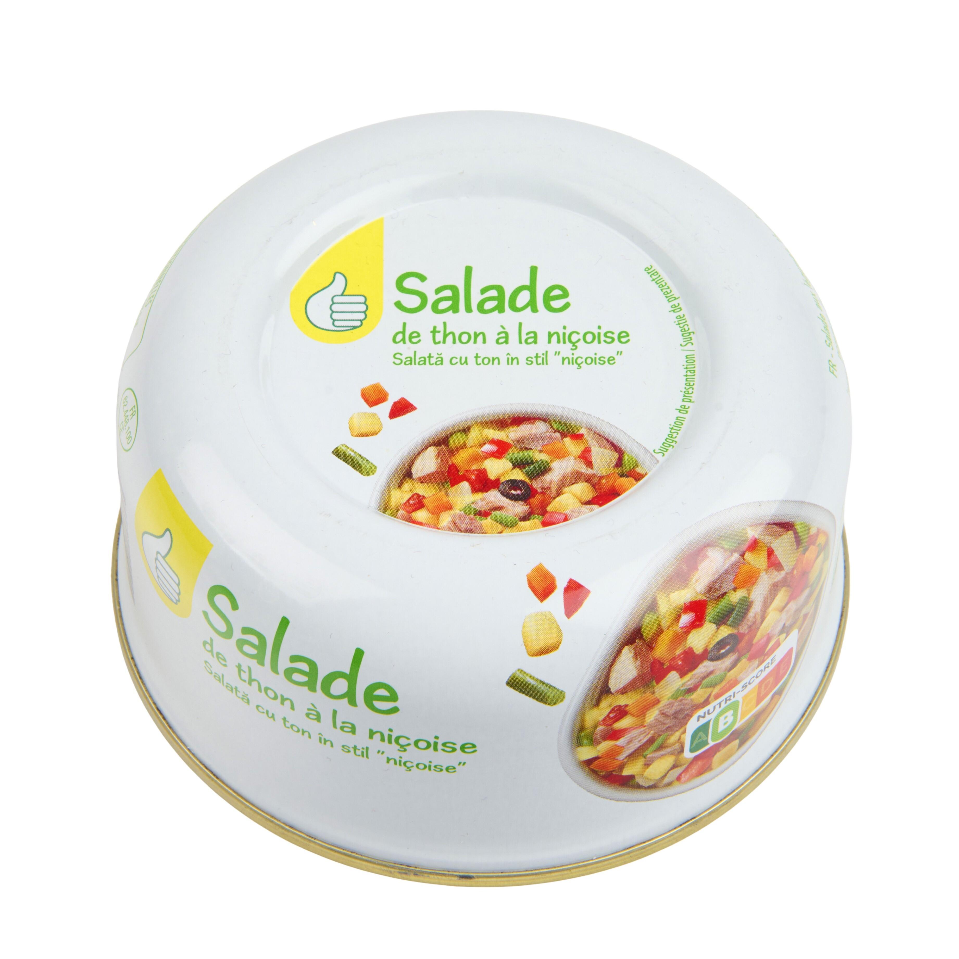 Voir la diapositive 2 : POUCE Salade de thon à la niçoise 280g