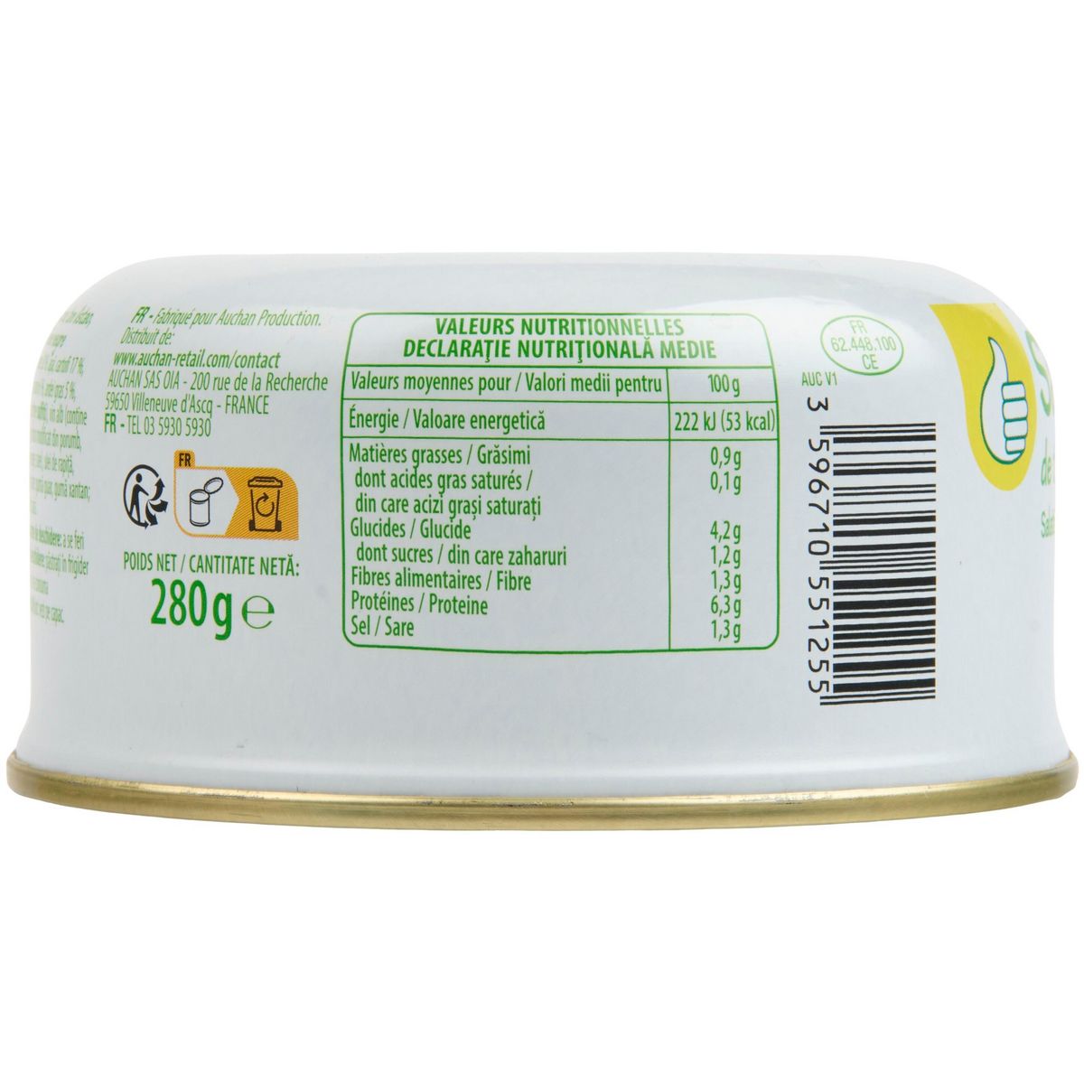 POUCE Salade de thon à la niçoise 280g