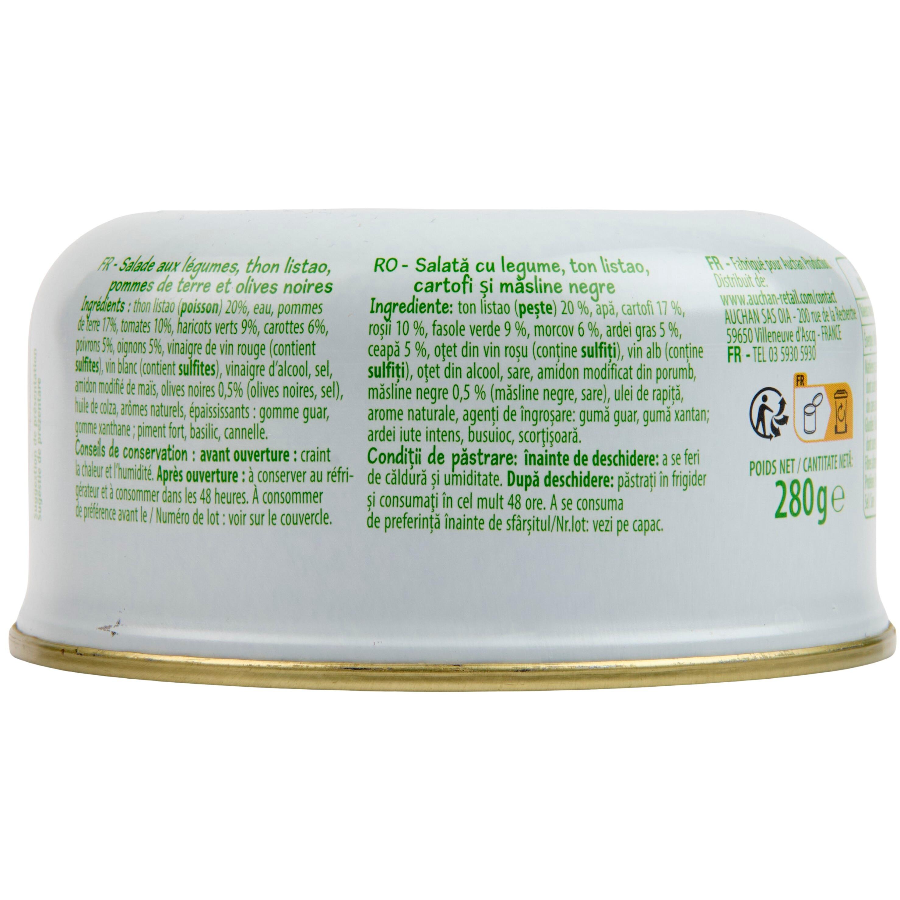 Voir la diapositive 4 : POUCE Salade de thon à la niçoise 280g