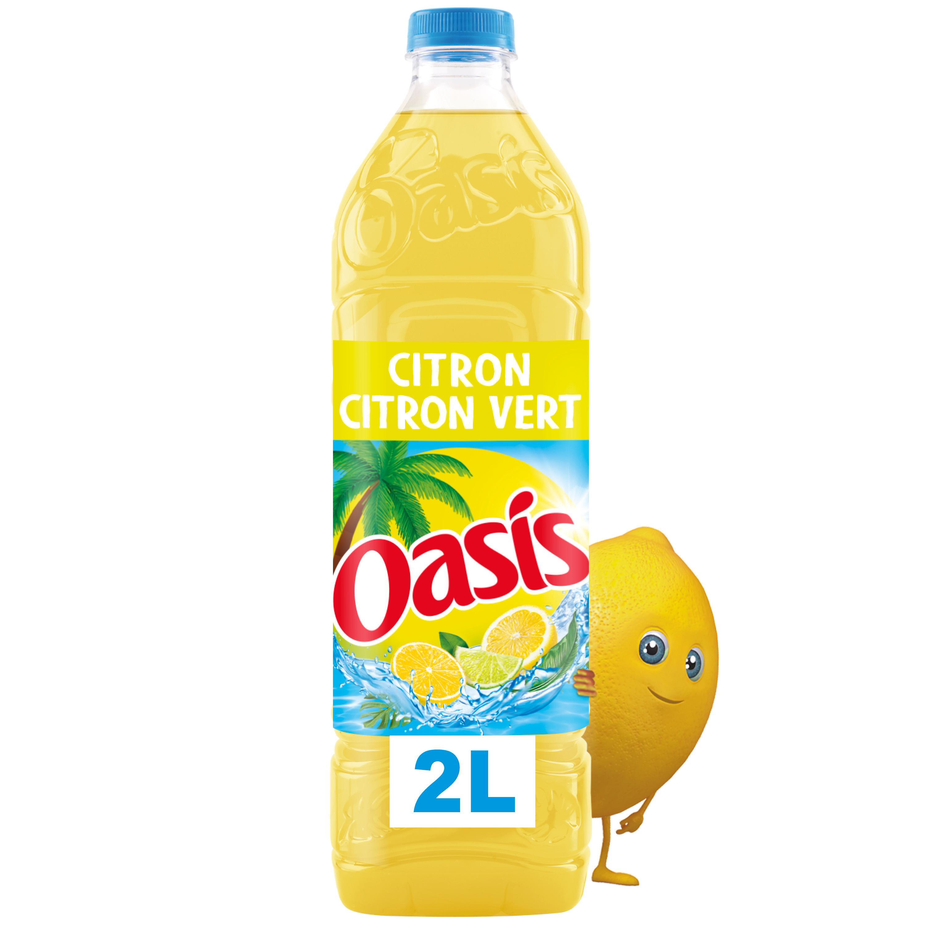 Voir la diapositive 2 : OASIS Boisson aux fruits saveur citron citron vert 2l