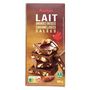 Voir la diapositive 2 : AUCHAN CULTIVONS LE BON Tablette de chocolat au lait aux amandes caramélisées salées 1 pièce 180g