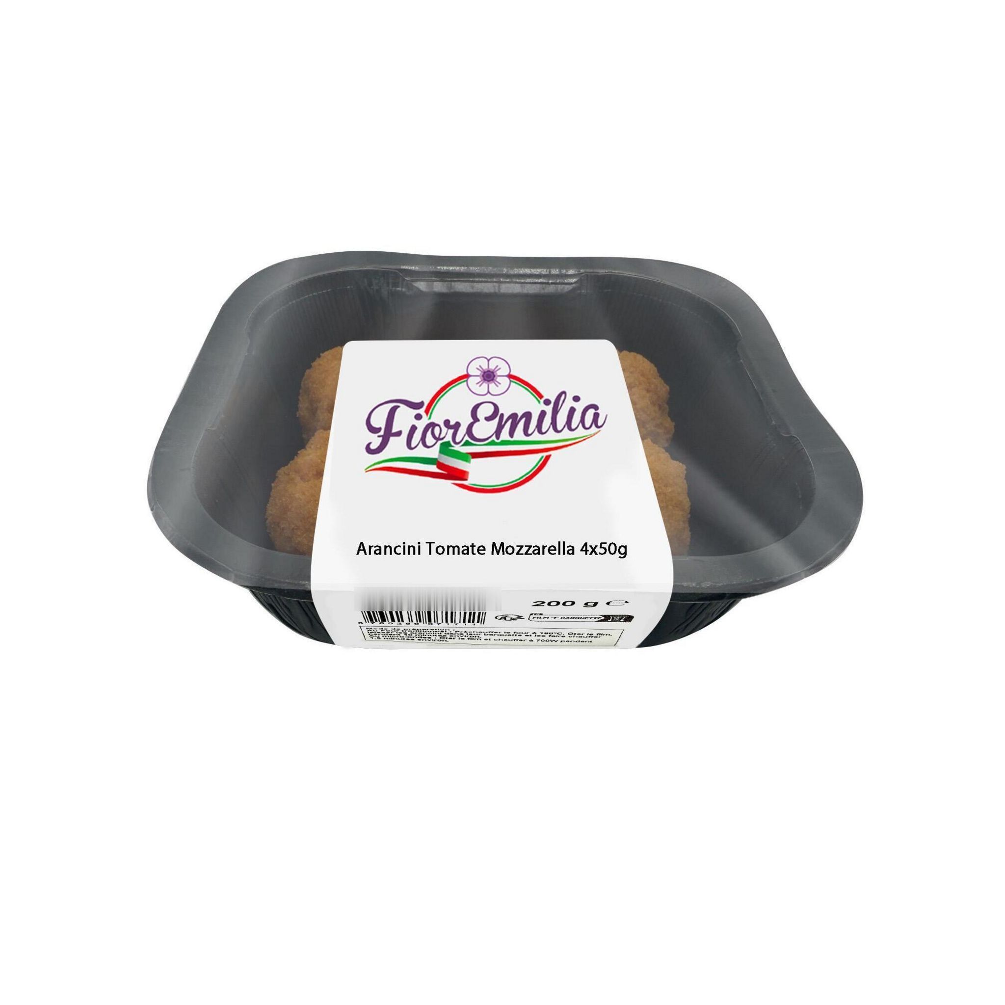 FIOREMILIA Arancini à la tomate et à la mozzarella 4 pièces 200g