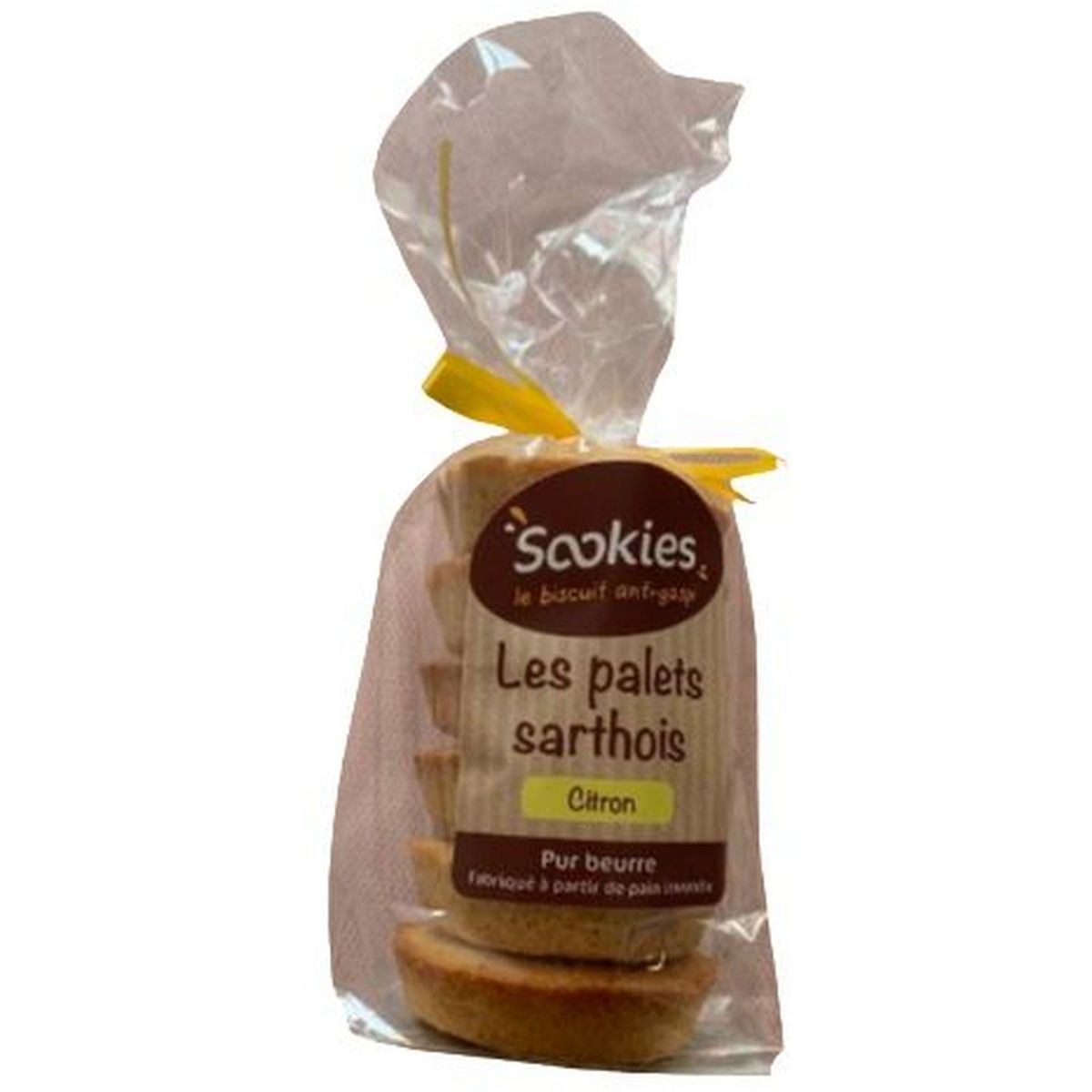 SOOKIES Palets sarthois citron 6 pièces 180g