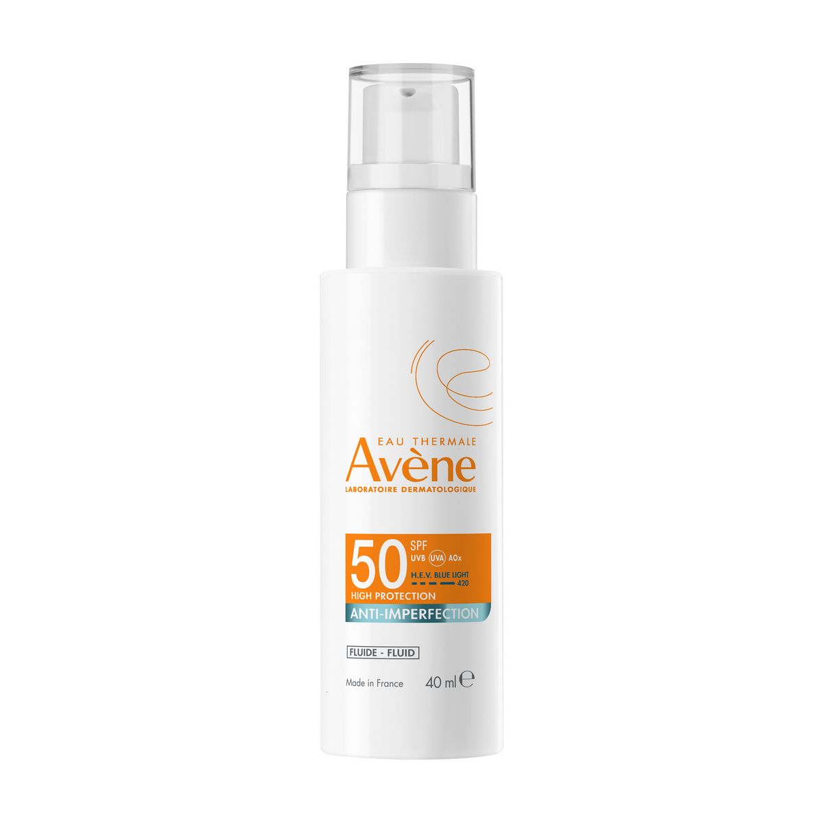 AVÈNE Fluide solaire anti-imperfection SPF 50 40ml