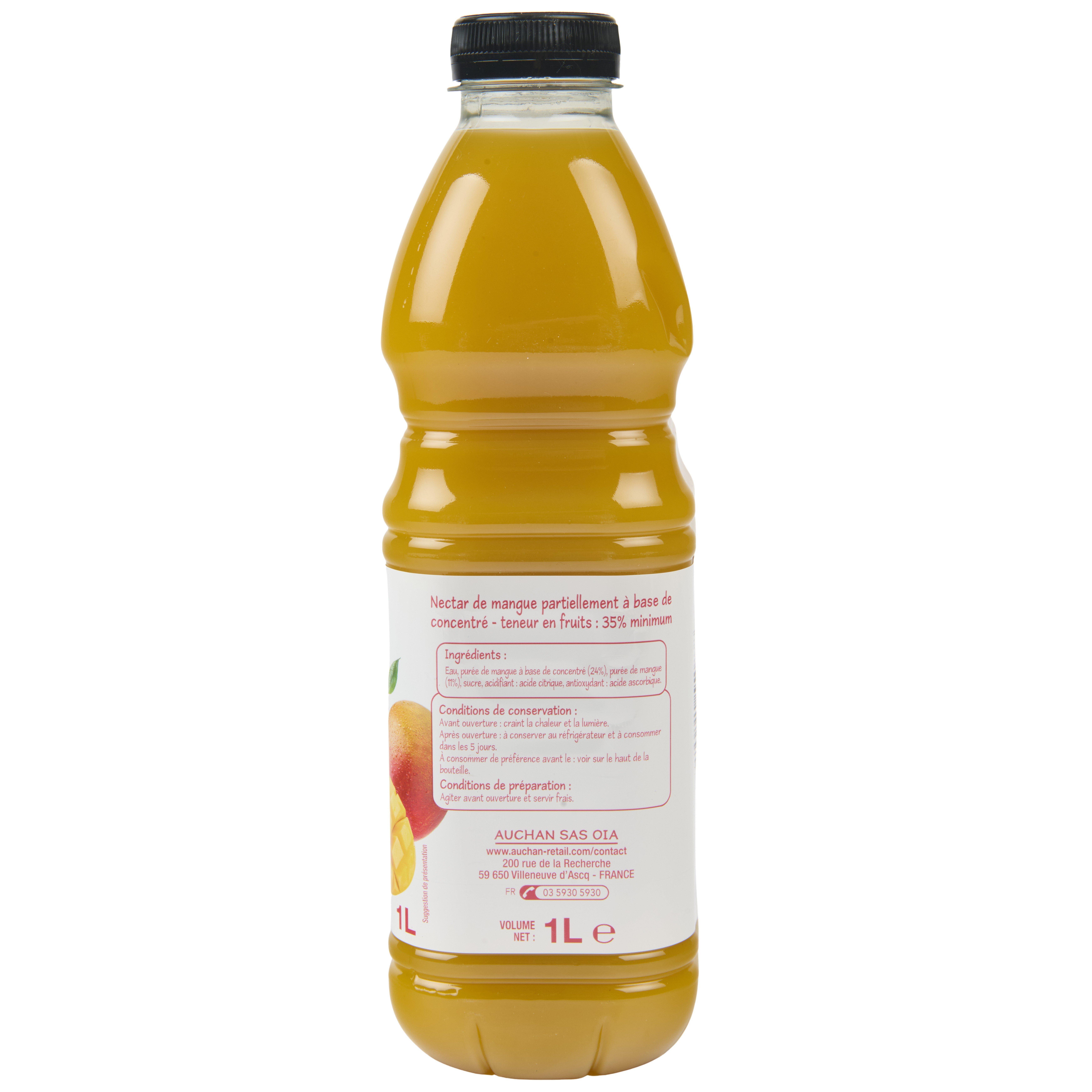 Voir la diapositive 2 : POUCE Nectar de mangues 1l