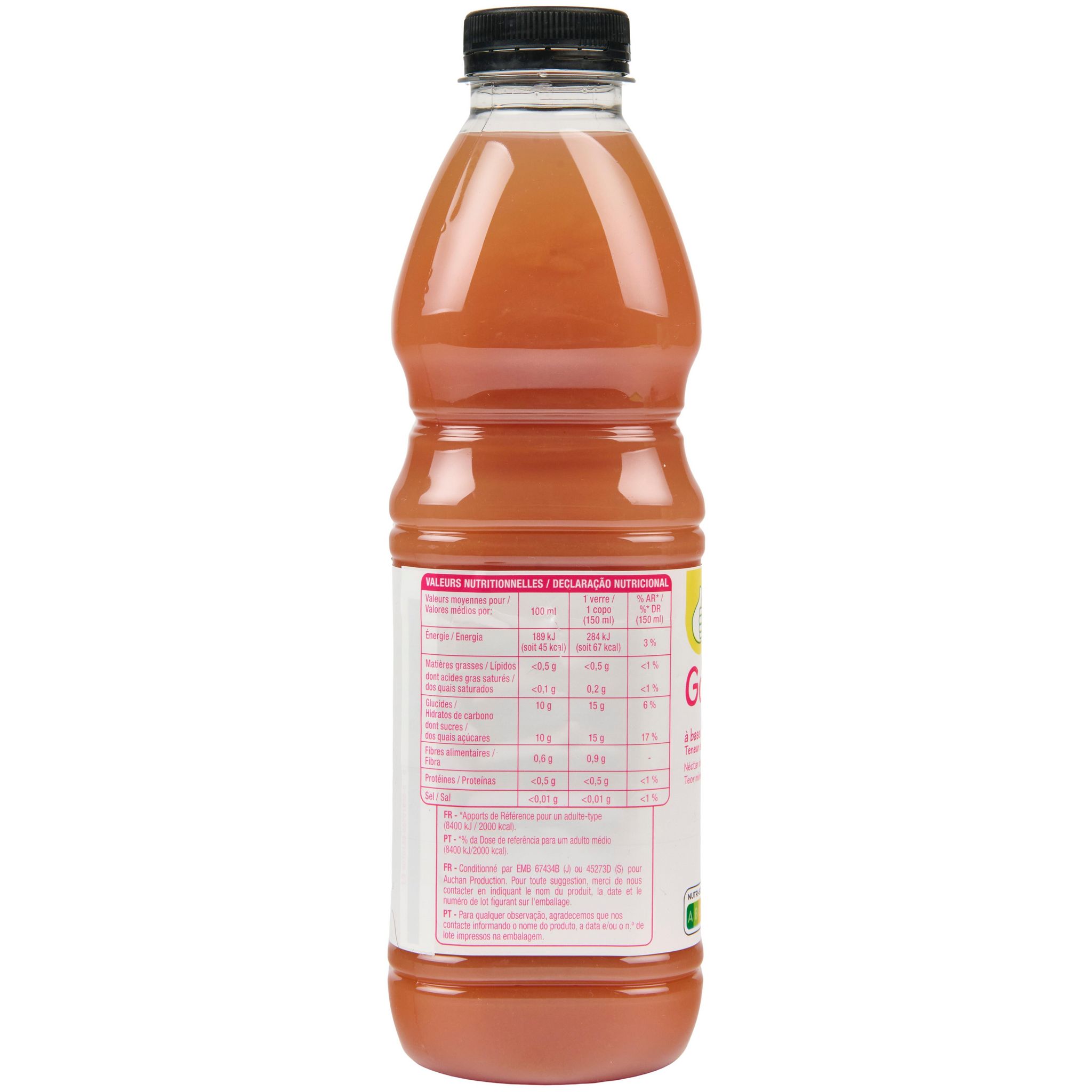 Voir la diapositive 4 : POUCE Nectar de goyave 1l