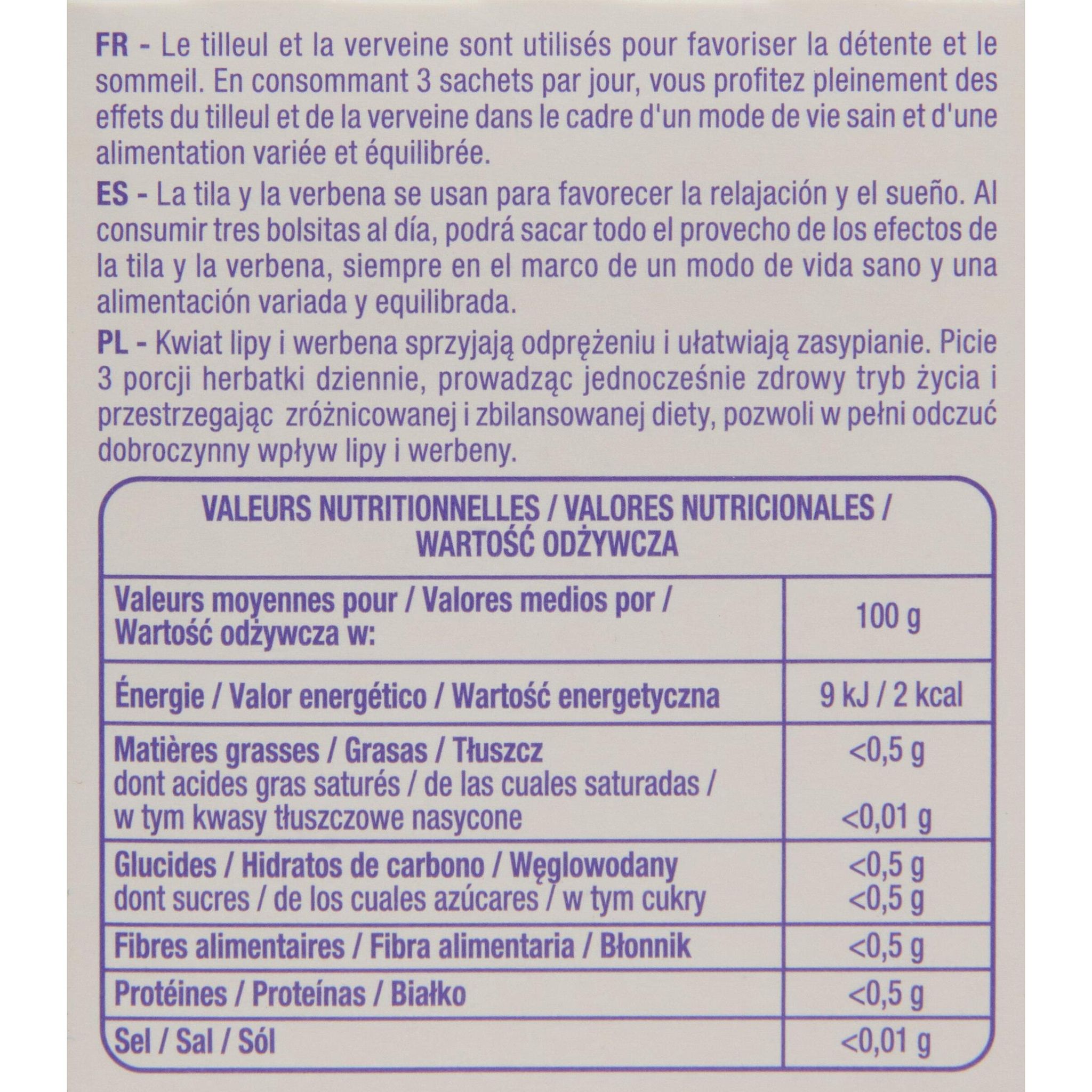 Voir la diapositive 3 : POUCE Infusion nuit tranquille 25 sachets 40g