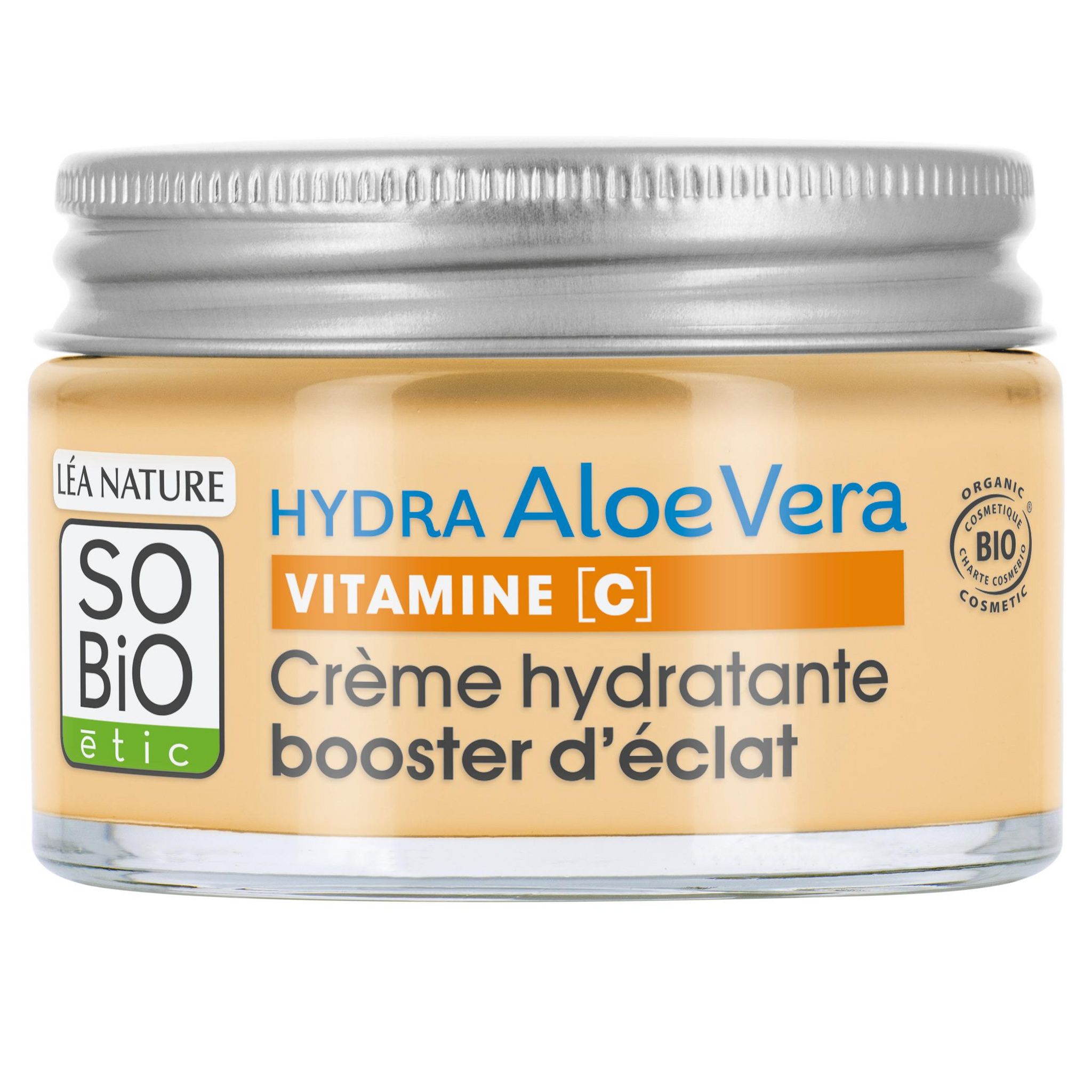Voir la diapositive 2 : SO BIO ETIC Crème hydra aloé véra et vitamine C hydratante booster d'éclat toutes peaux même sensibles 50ml
