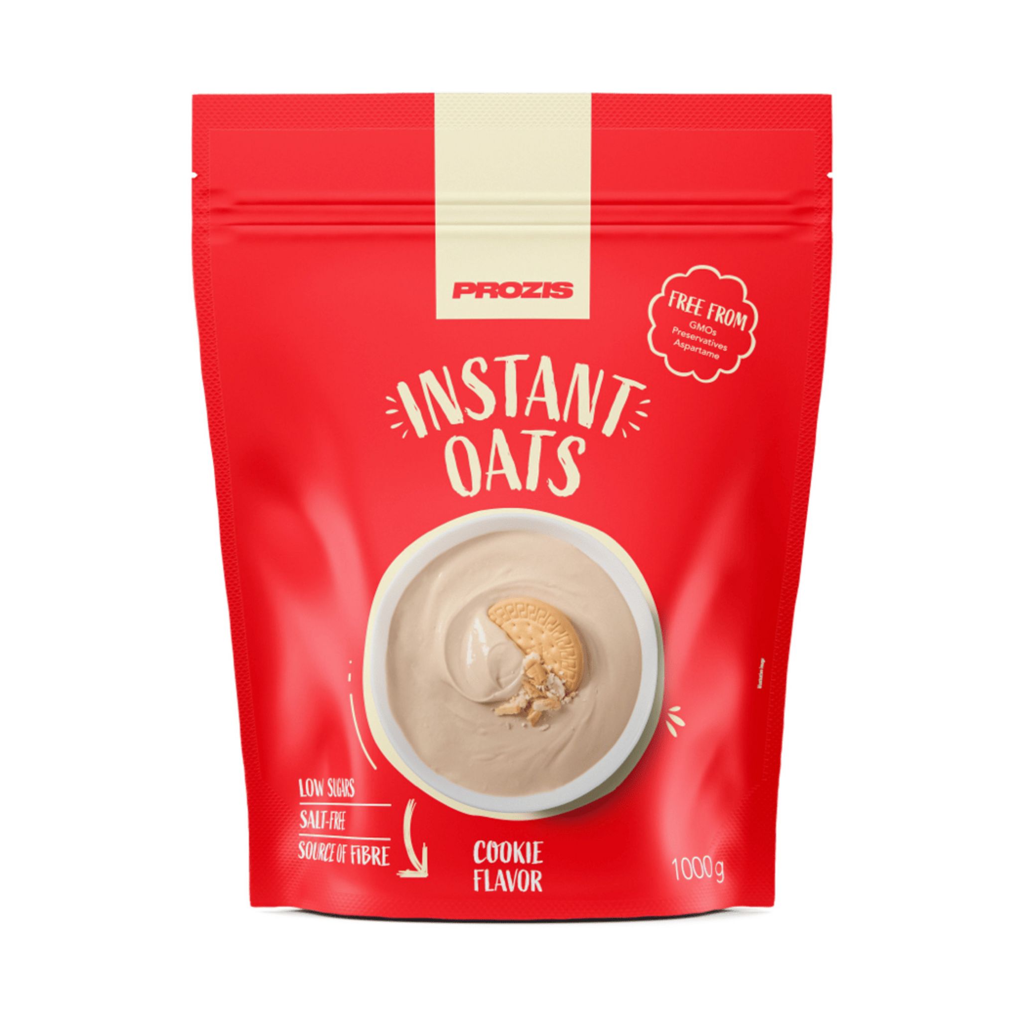 PROZIS Avoine instantanée en poudre saveur cookie 1kg