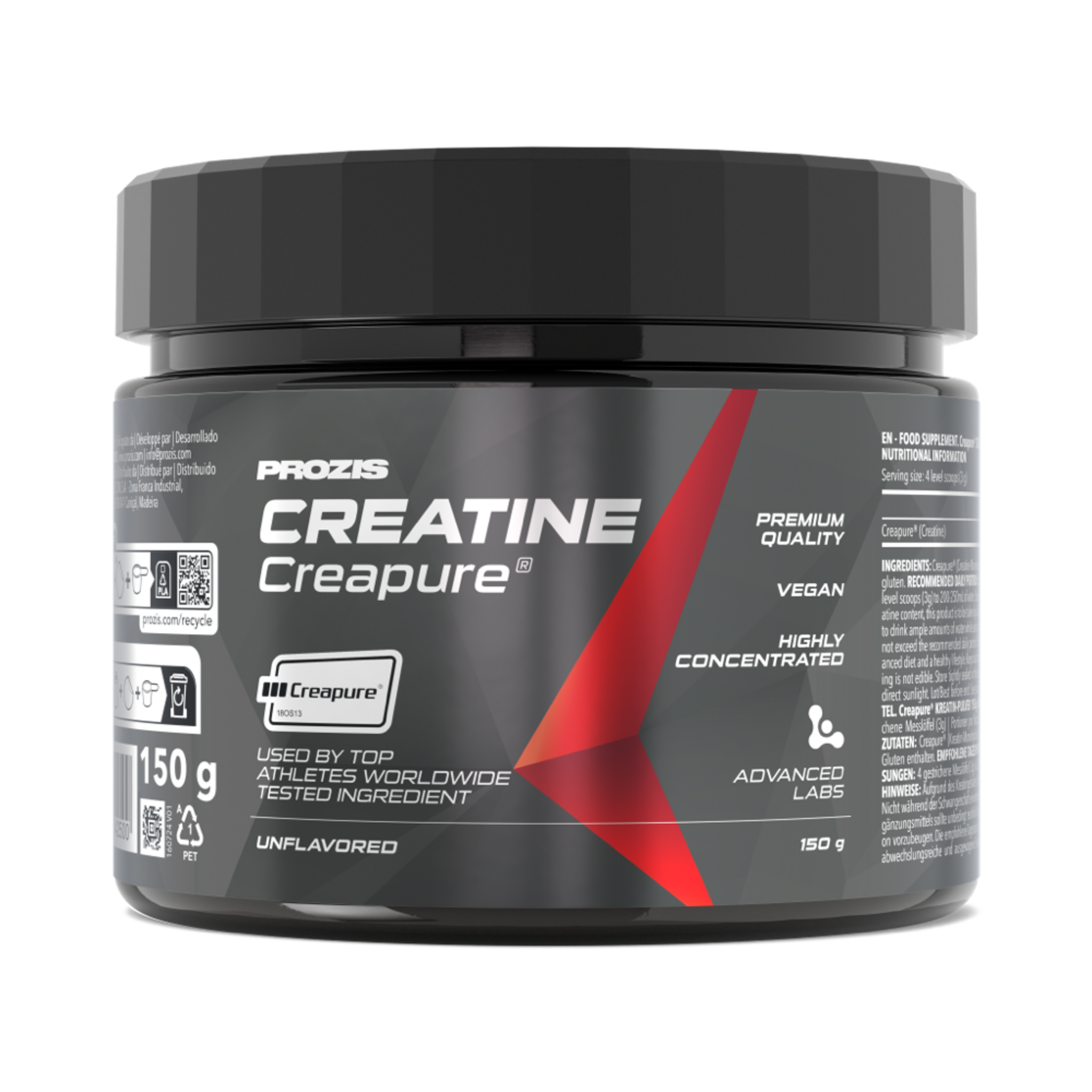PROZIS Créatine Creapure vegan neutre 150g