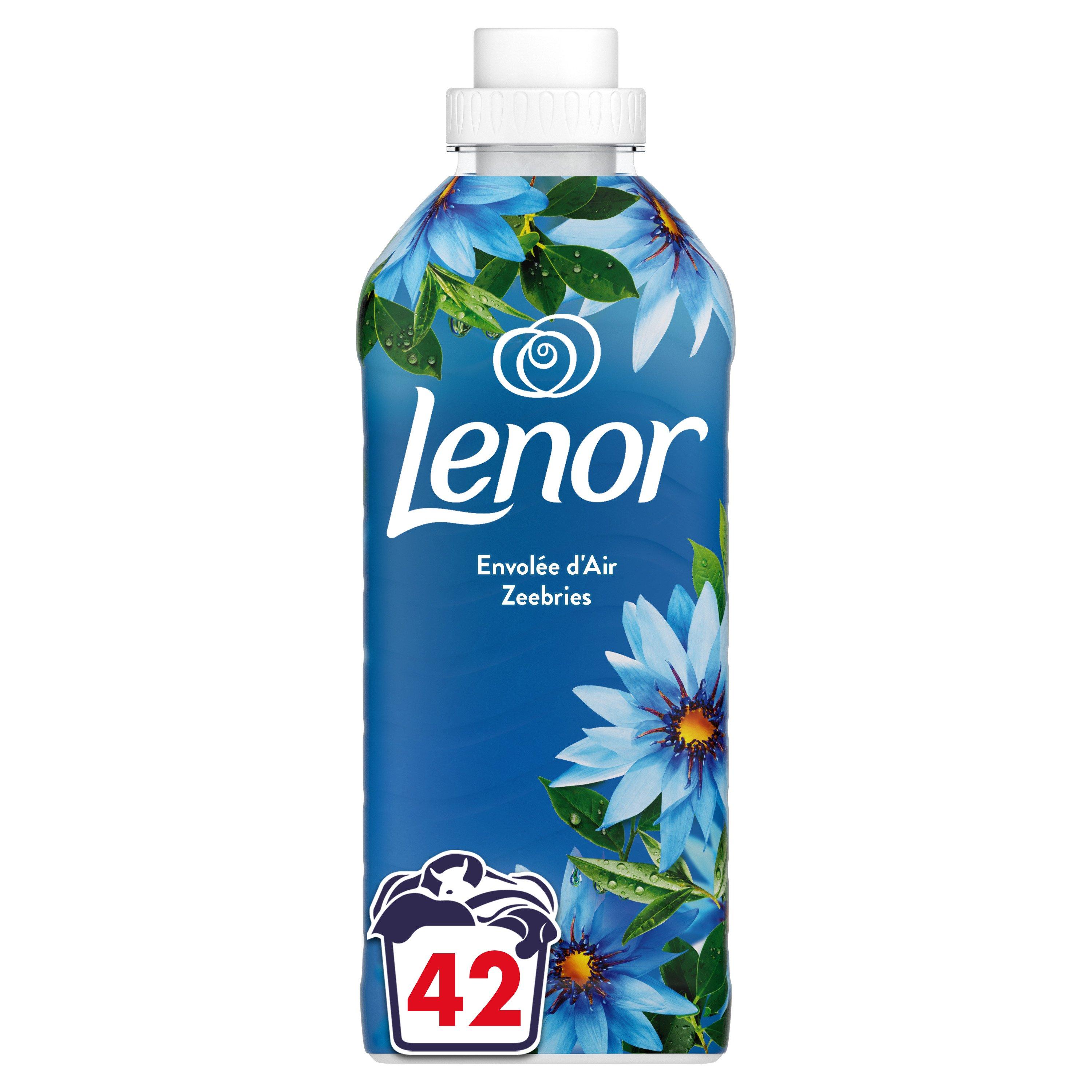 Voir la diapositive 2 : LENOR Adoucissant liquide Envolée d'air 42 lavages 882ml