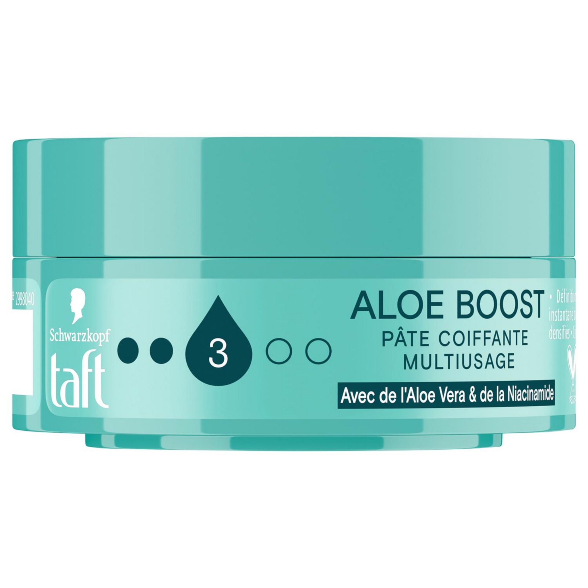 TAFT Pâte coiffante Aloe Boost avec de l'aloe vera et de la niacinamide 75ml