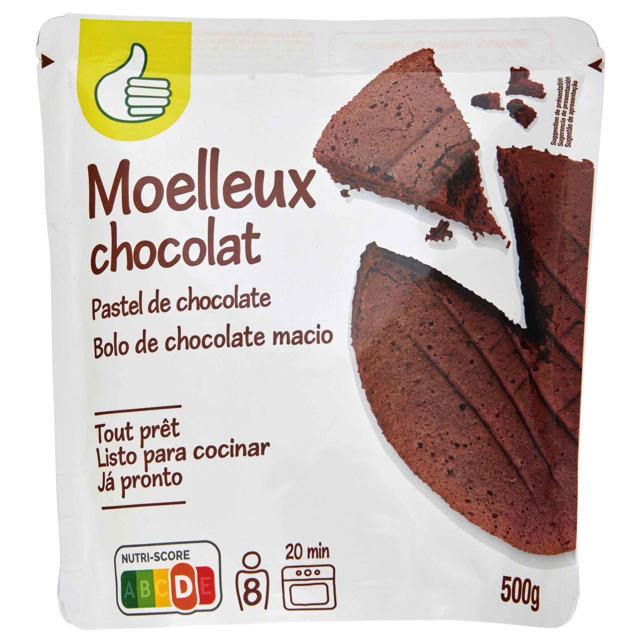 POUCE Moelleux au chocolat 500g