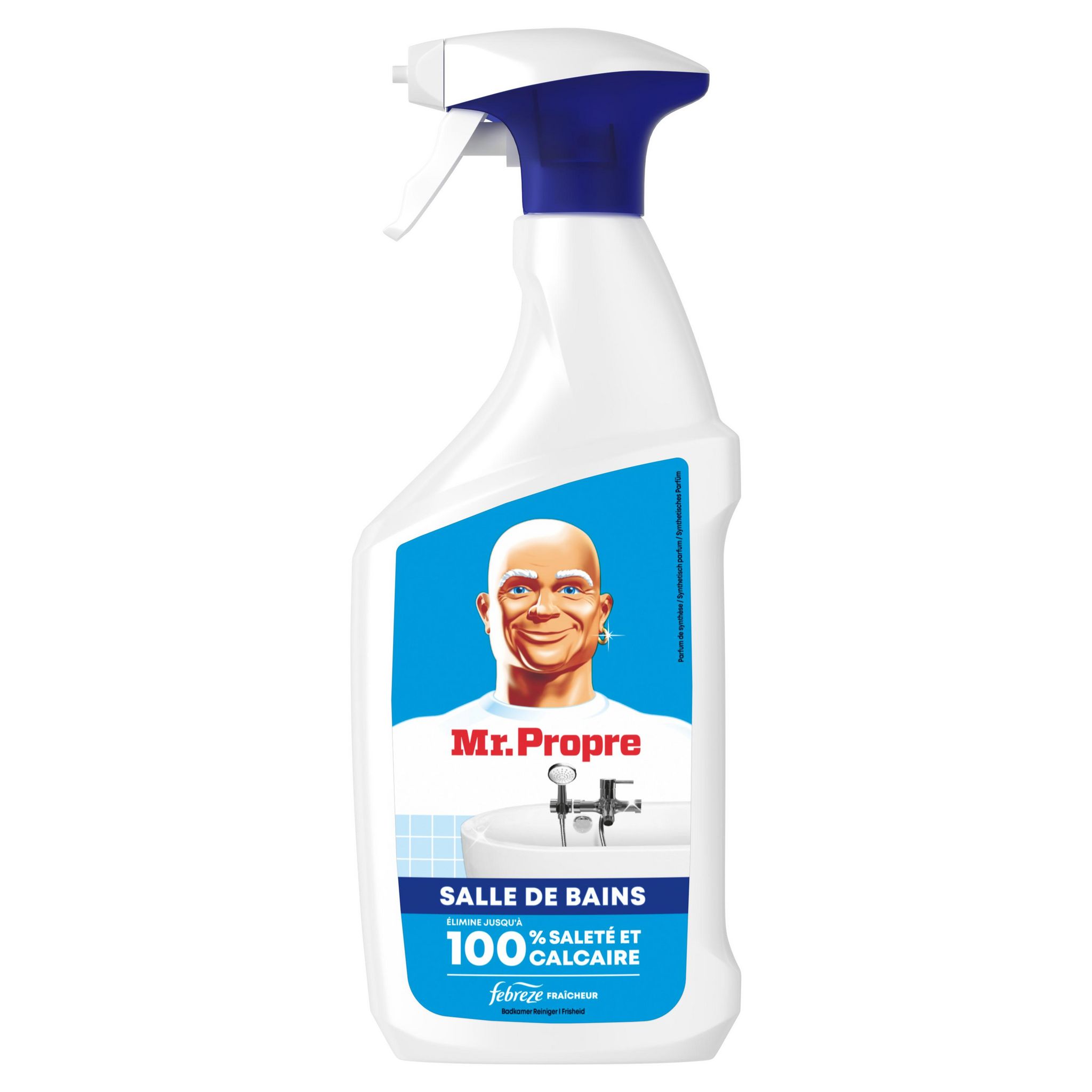 Voir la diapositive 2 : MR.PROPRE Spray salle de bain 100% saleté et calcaire 800ml