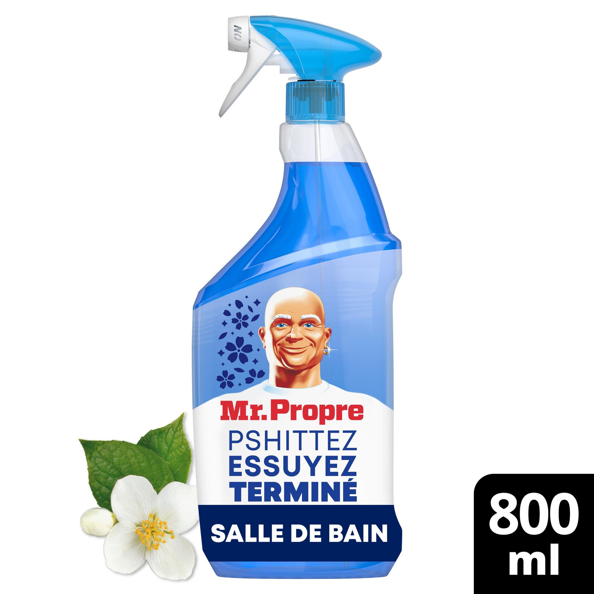 Voir la diapositive 2 : MR.PROPRE Spray salle de bain essuyer terminé 800ml