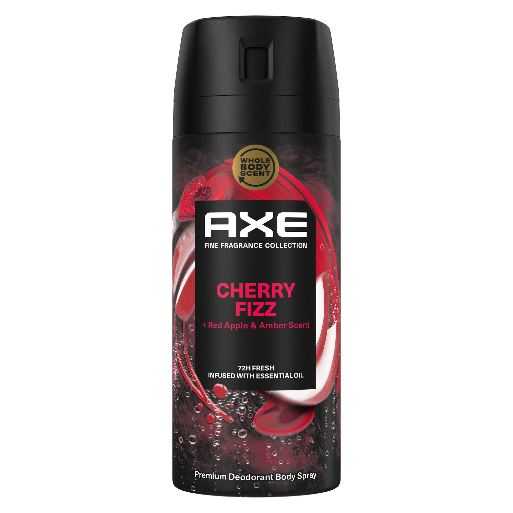 Voir la diapositive 2 : AXE Déodorant spray cherry fizz 72h 150ml