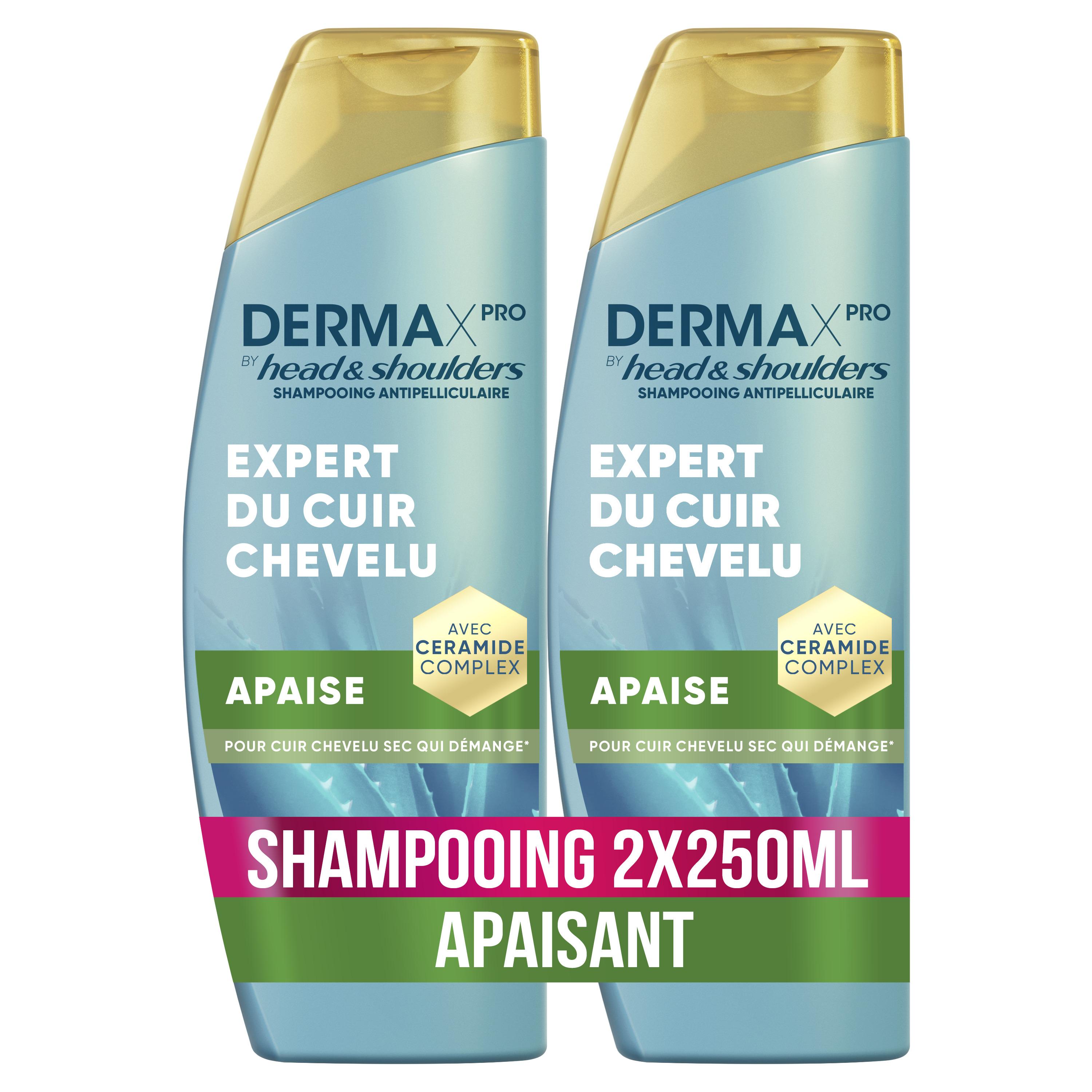 HEAD & SHOULDERS DermaXpro Shampooing apaise pour cuir chevelu sec qui démange 2x250ml