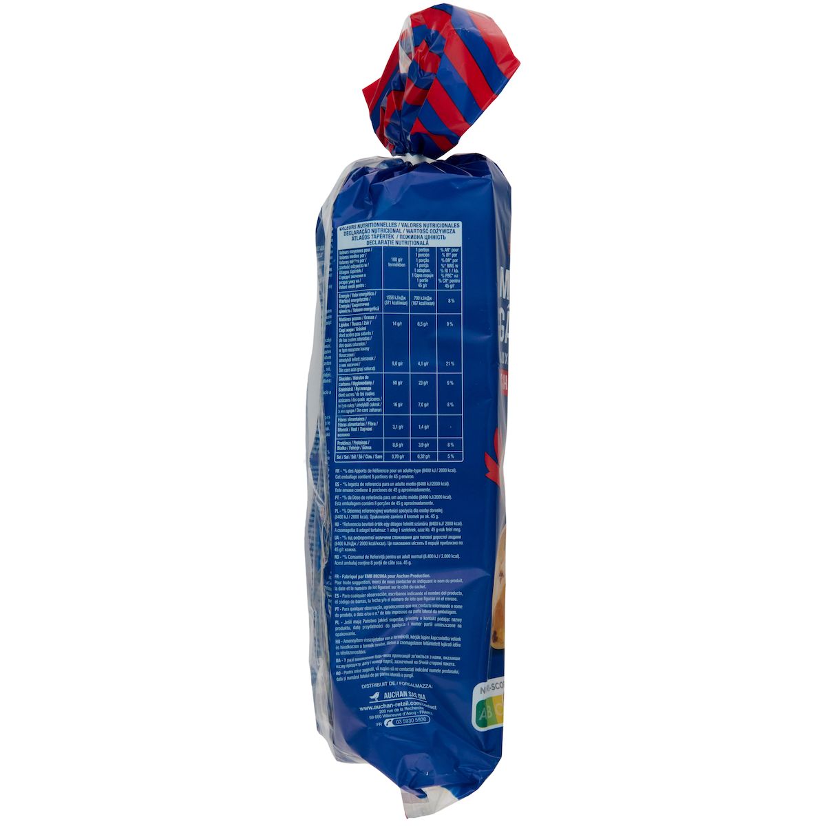 AUCHAN Mini gâches aux pépites de chocolat 360g