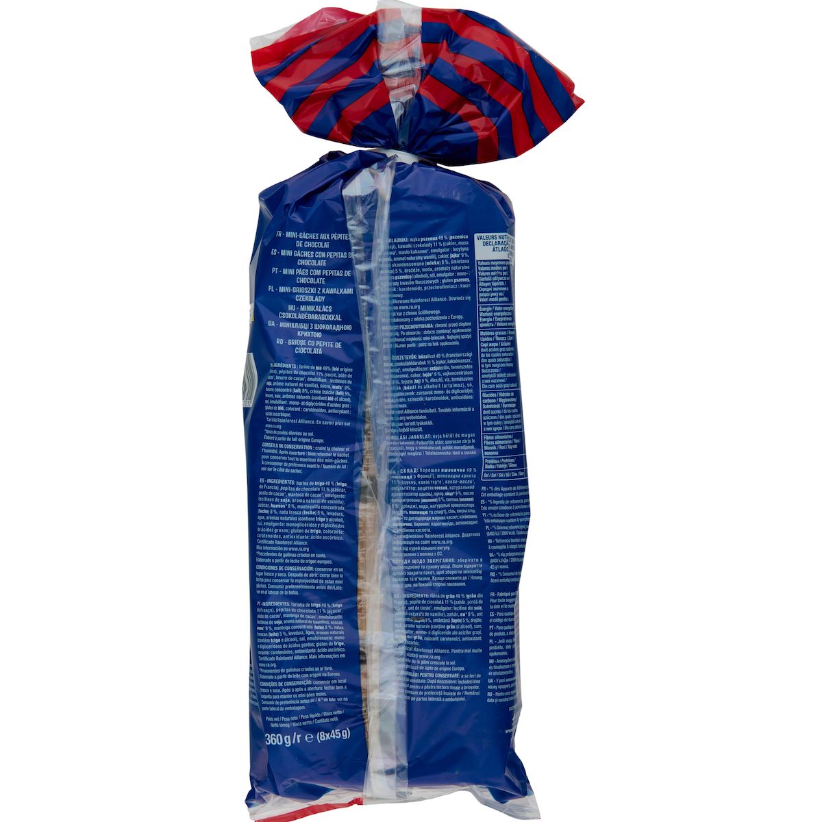 AUCHAN Mini gâches aux pépites de chocolat 360g