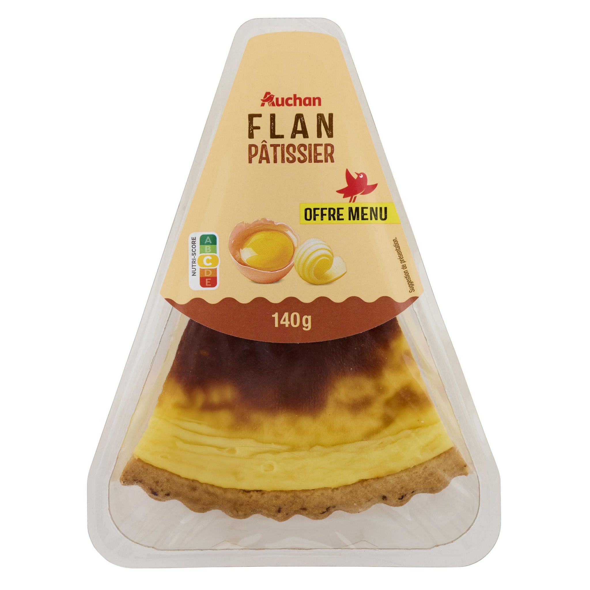 Voir la diapositive 4 : AUCHAN Flan pâtissier 140g