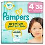 Voir la diapositive 2 : PAMPERS Premium Protection couches taille 4 (9-14kg) 38 couches