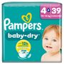 Voir la diapositive 2 : PAMPERS Baby Dry Couches taille 4+ (10-15kg) 39 couches