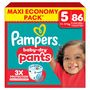 Voir la diapositive 2 : PAMPERS Baby Dry couches-culottes taille 5 (11-17kg) 86 couches-culottes