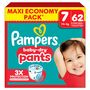 Voir la diapositive 2 : PAMPERS Baby Dry Couches-culottes taille 7 (15kg+) 62 couches-culottes