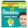 Voir la diapositive 2 : PAMPERS Baby Dry couches taille 6 (13-18kg) 80 couches