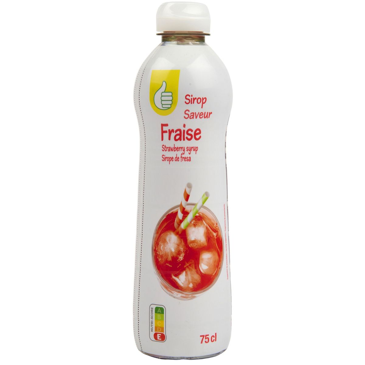 POUCE Sirop de fraise 75cl
