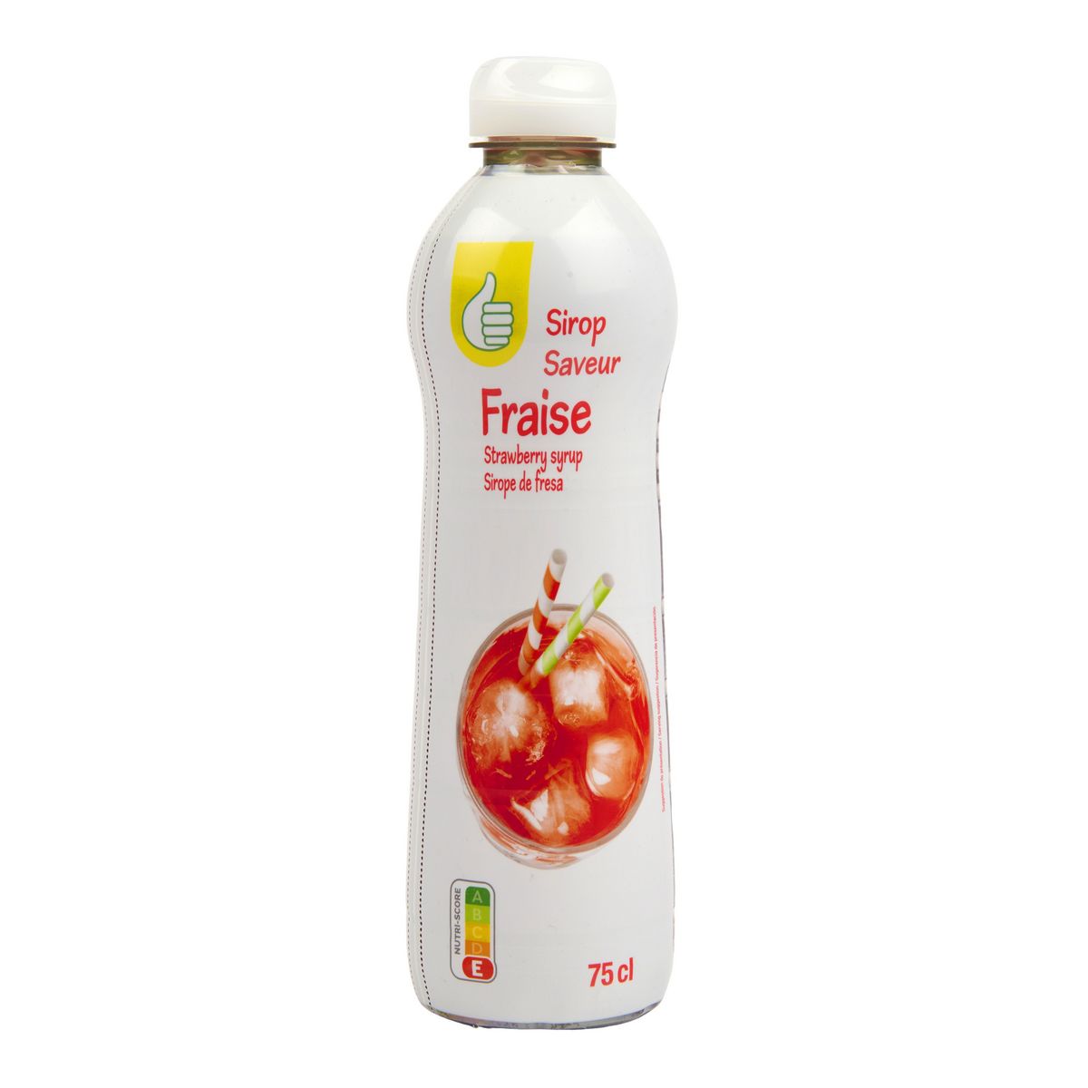 POUCE Sirop de fraise 75cl
