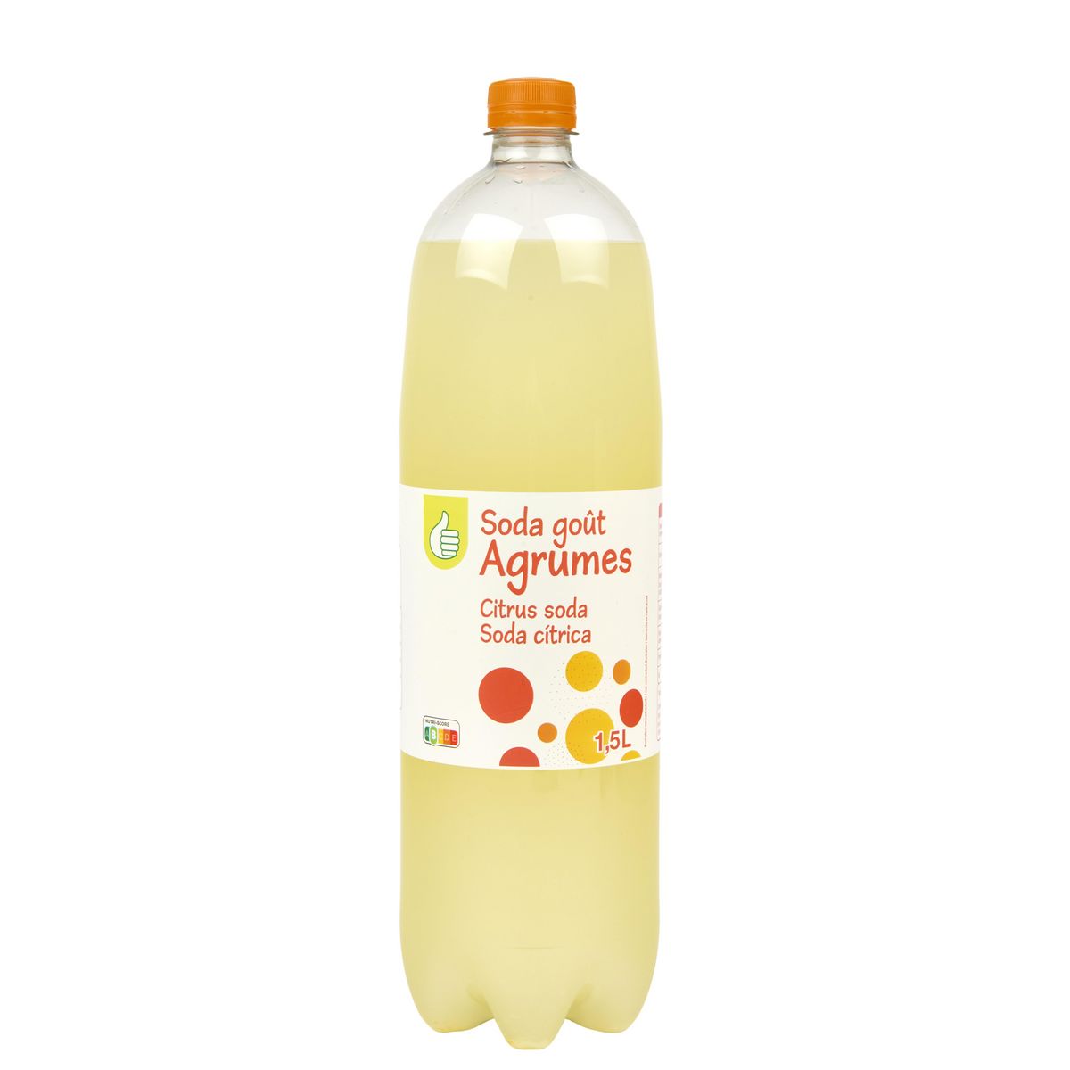 POUCE Boisson gazeuse goût agrumes 1.5l