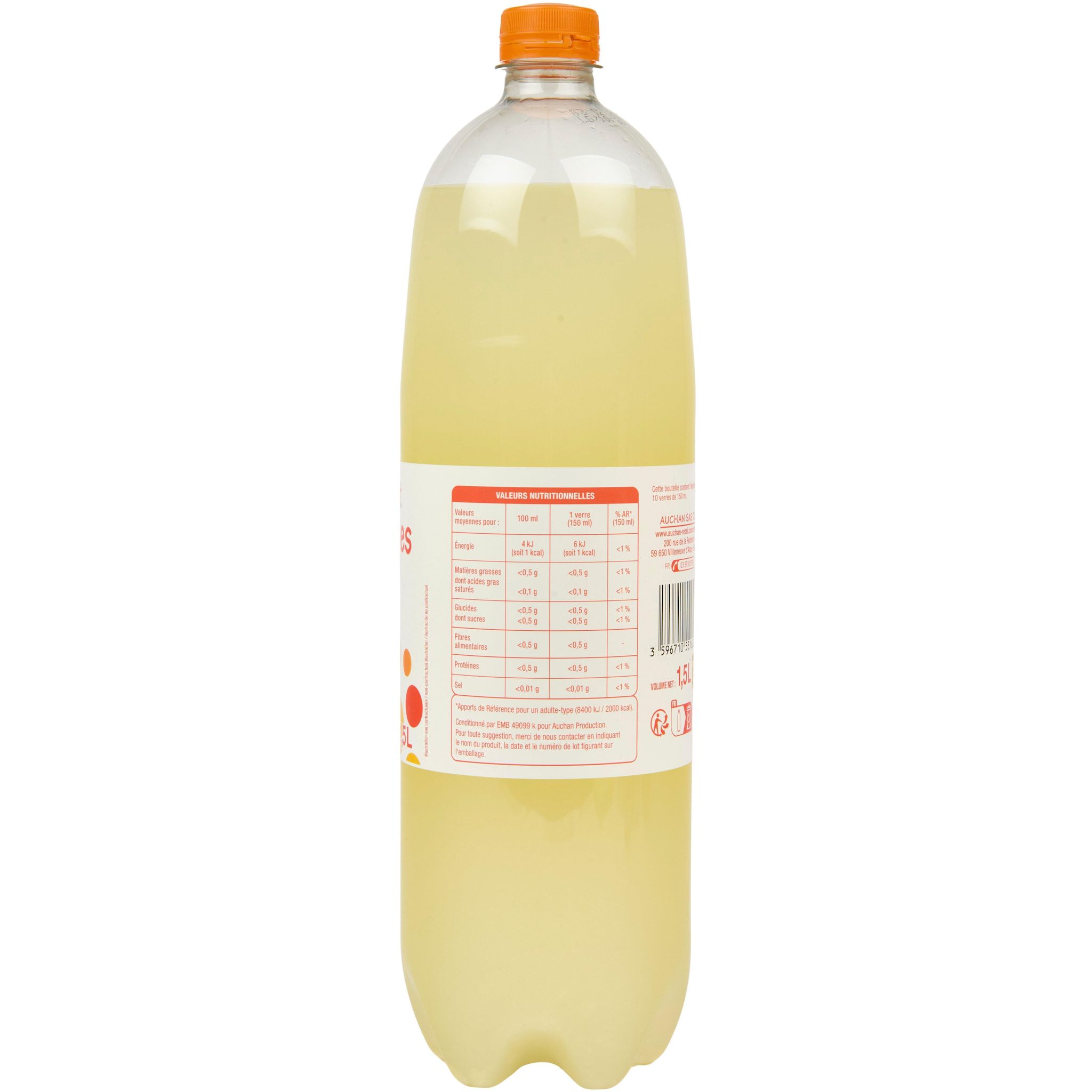 Voir la diapositive 3 : POUCE Boisson gazeuse goût agrumes 1.5l