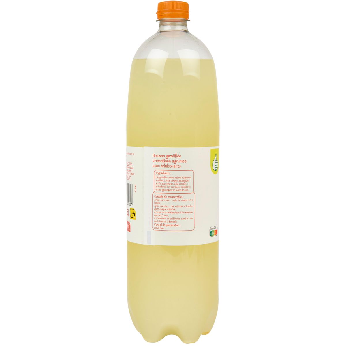 POUCE Boisson gazeuse goût agrumes 1.5l