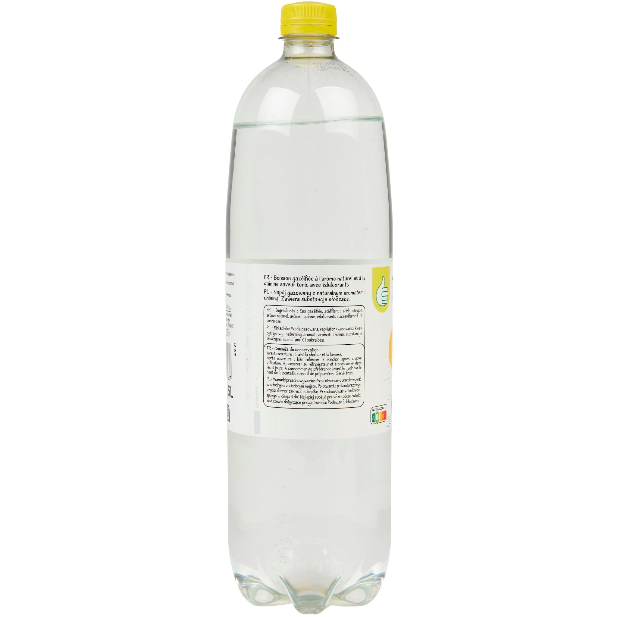 Voir la diapositive 2 : POUCE Boisson gazeuse tonic 1.5l
