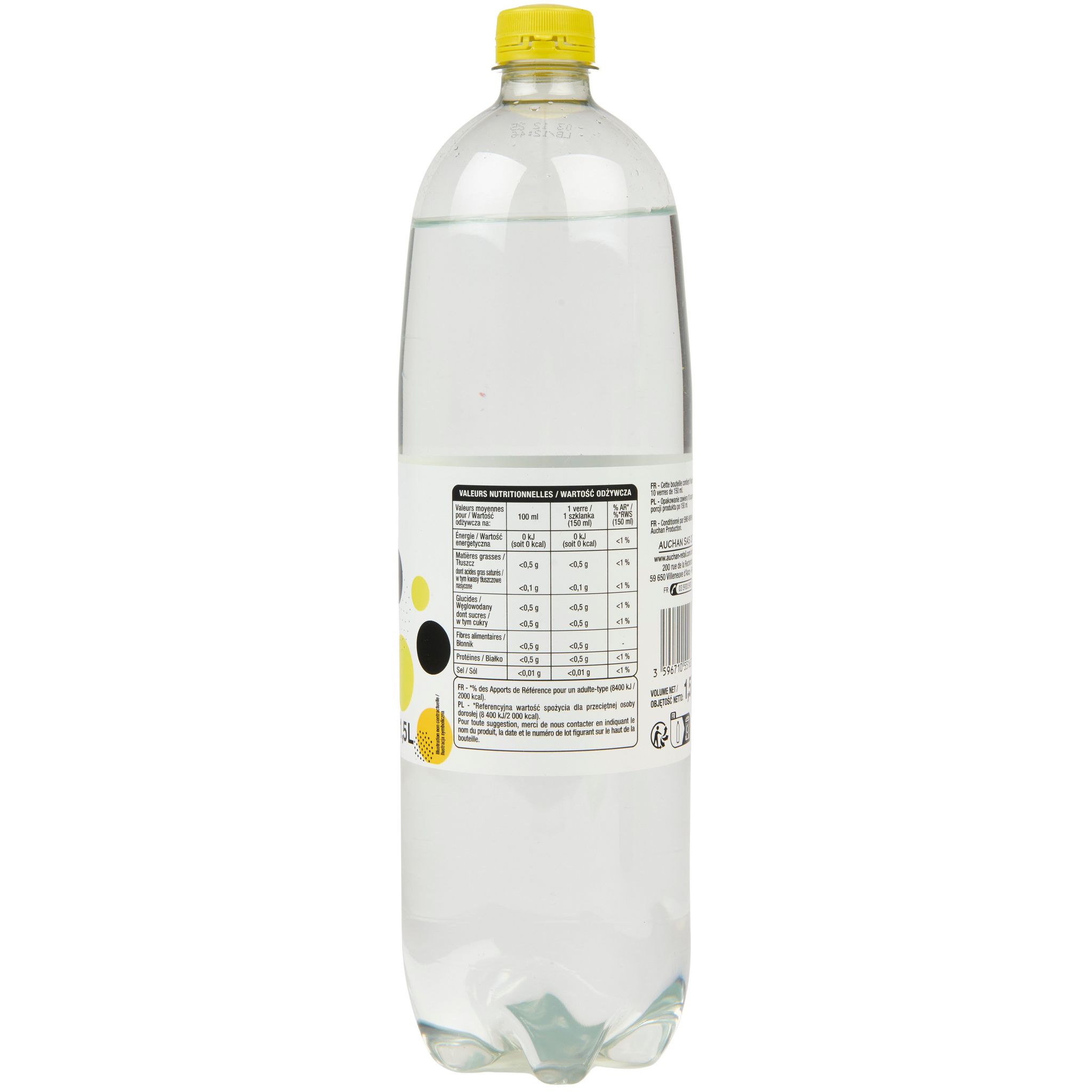 Voir la diapositive 4 : POUCE Boisson gazeuse tonic 1.5l