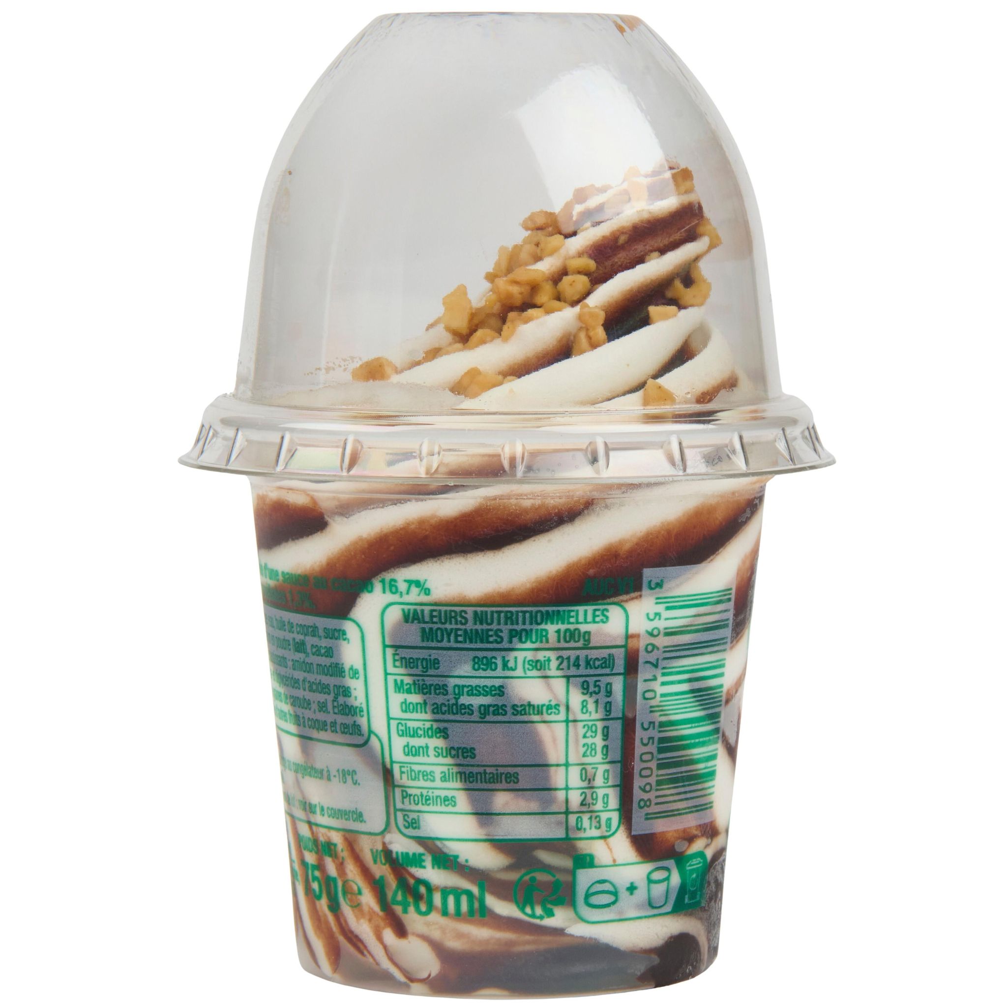 Voir la diapositive 3 : POUCE Sundae vanille cacao 75g