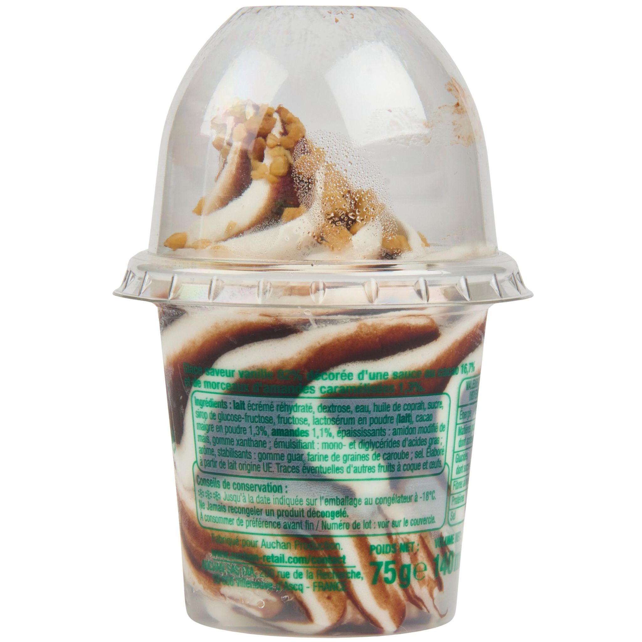 Voir la diapositive 4 : POUCE Sundae vanille cacao 75g