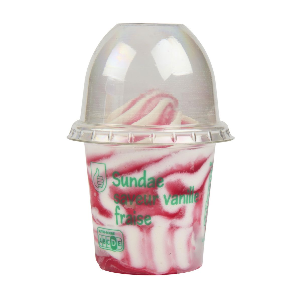 POUCE Sundae vanille fraise 75g