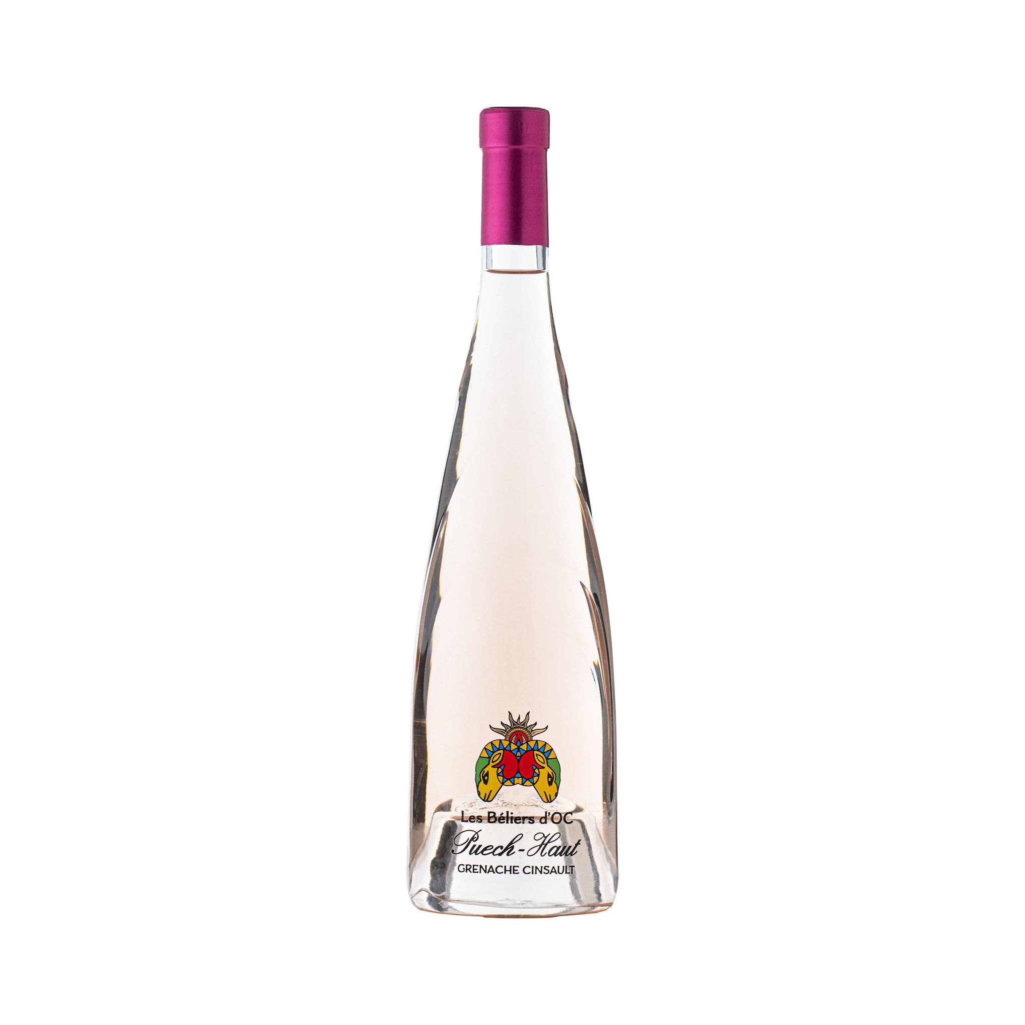 Voir la diapositive 2 : IGP Puech-Haut Les Béliers d'Oc rosé 75cl