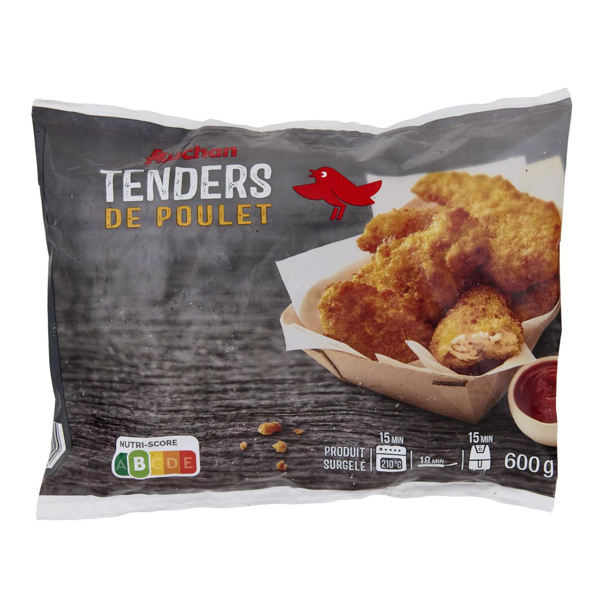 AUCHAN Tenders de poulet 600g