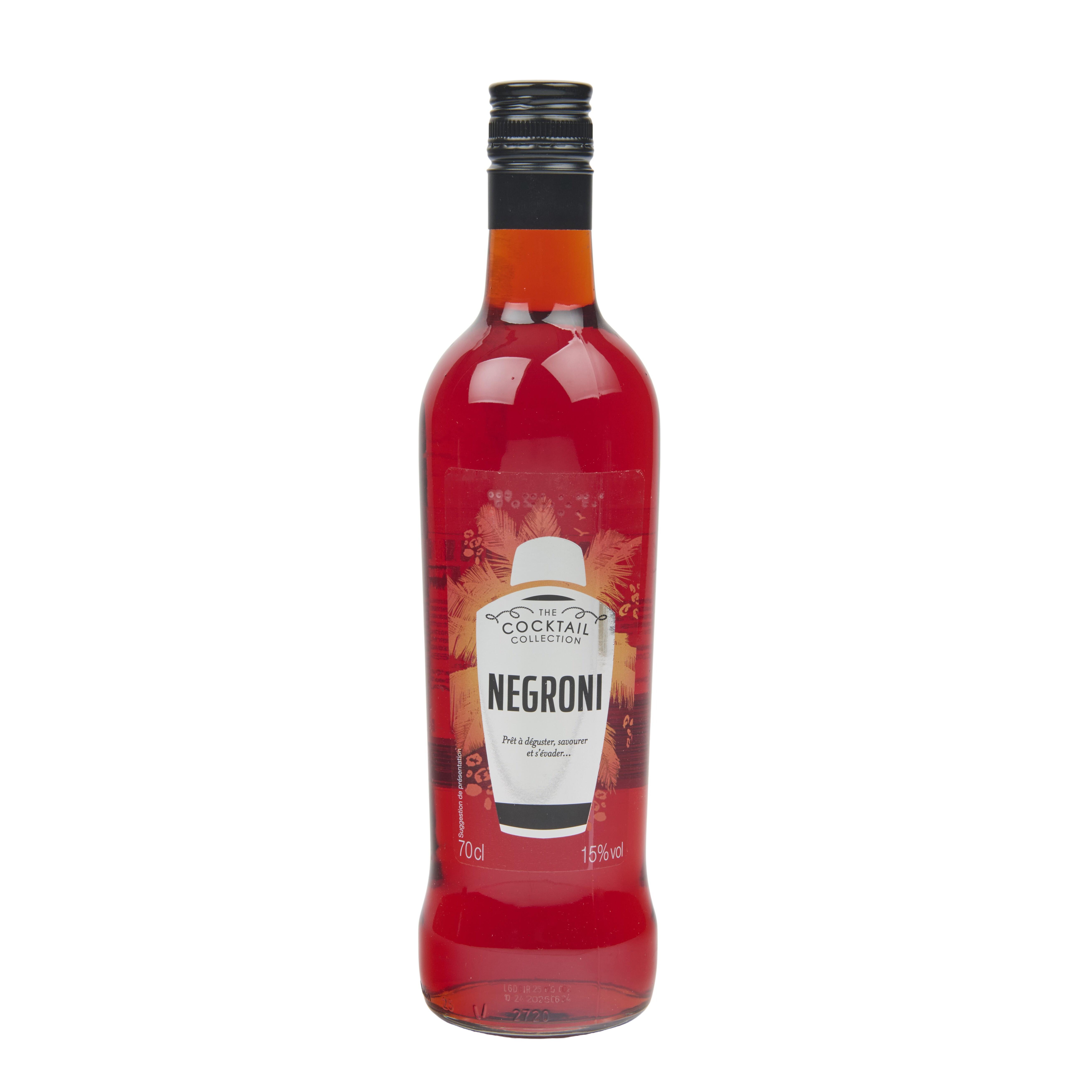 Voir la diapositive 3 : AUCHAN Negroni Cocktail collection 15% 70cl