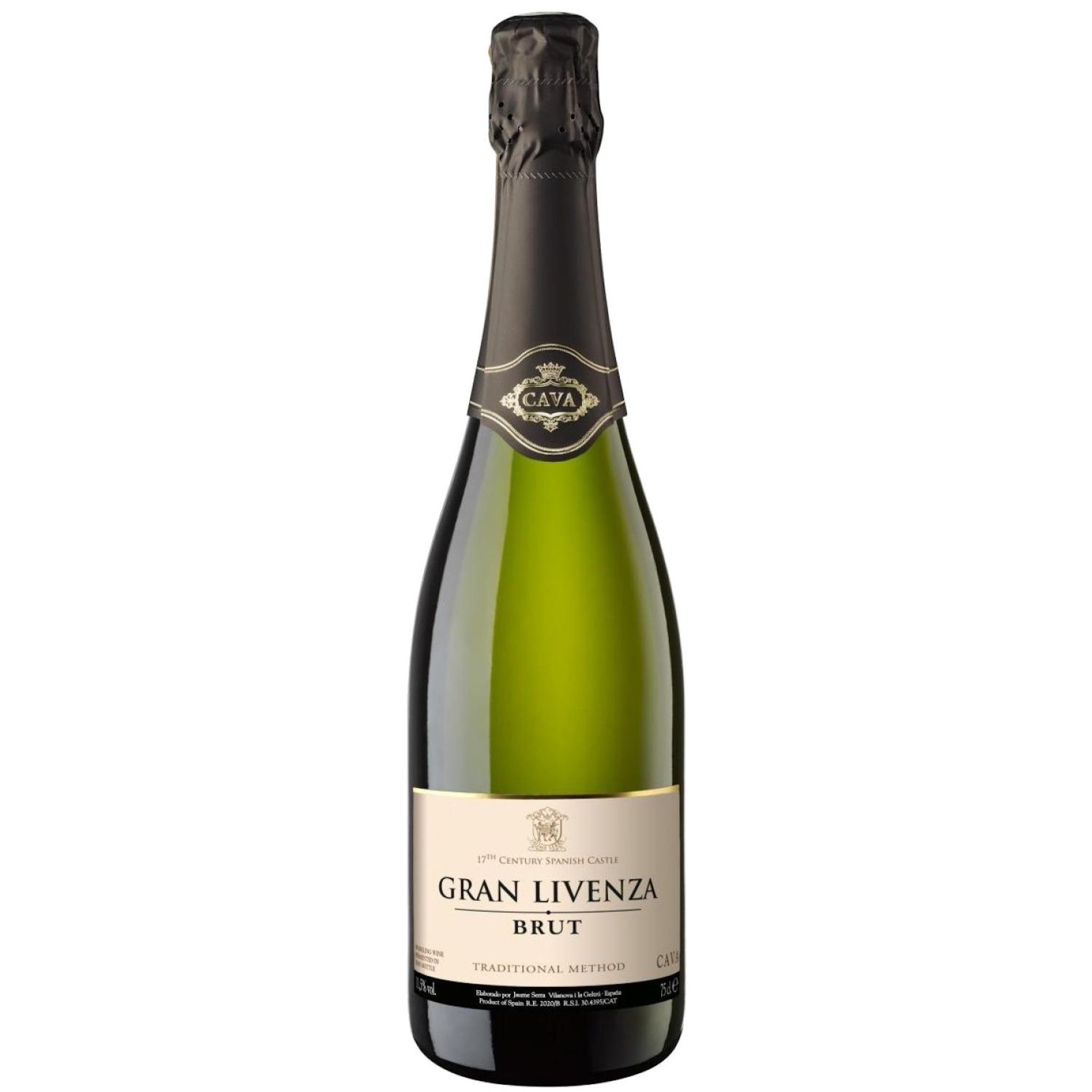 Vin effervescent cava grand livenza brut 75cl