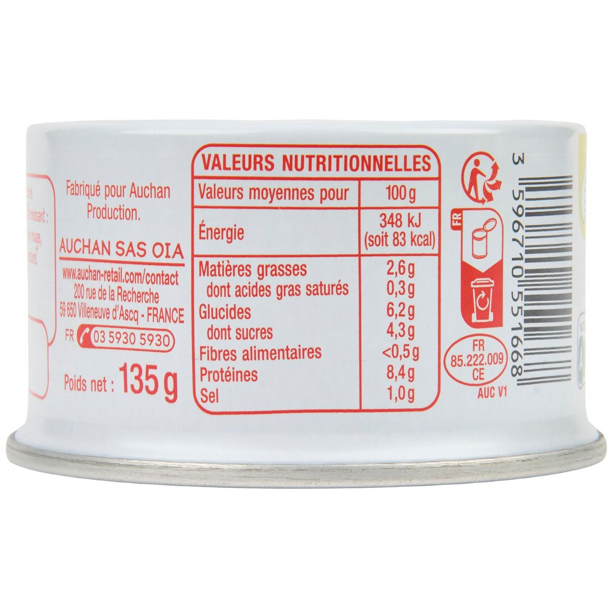 POUCE Thon à la catalane 135g