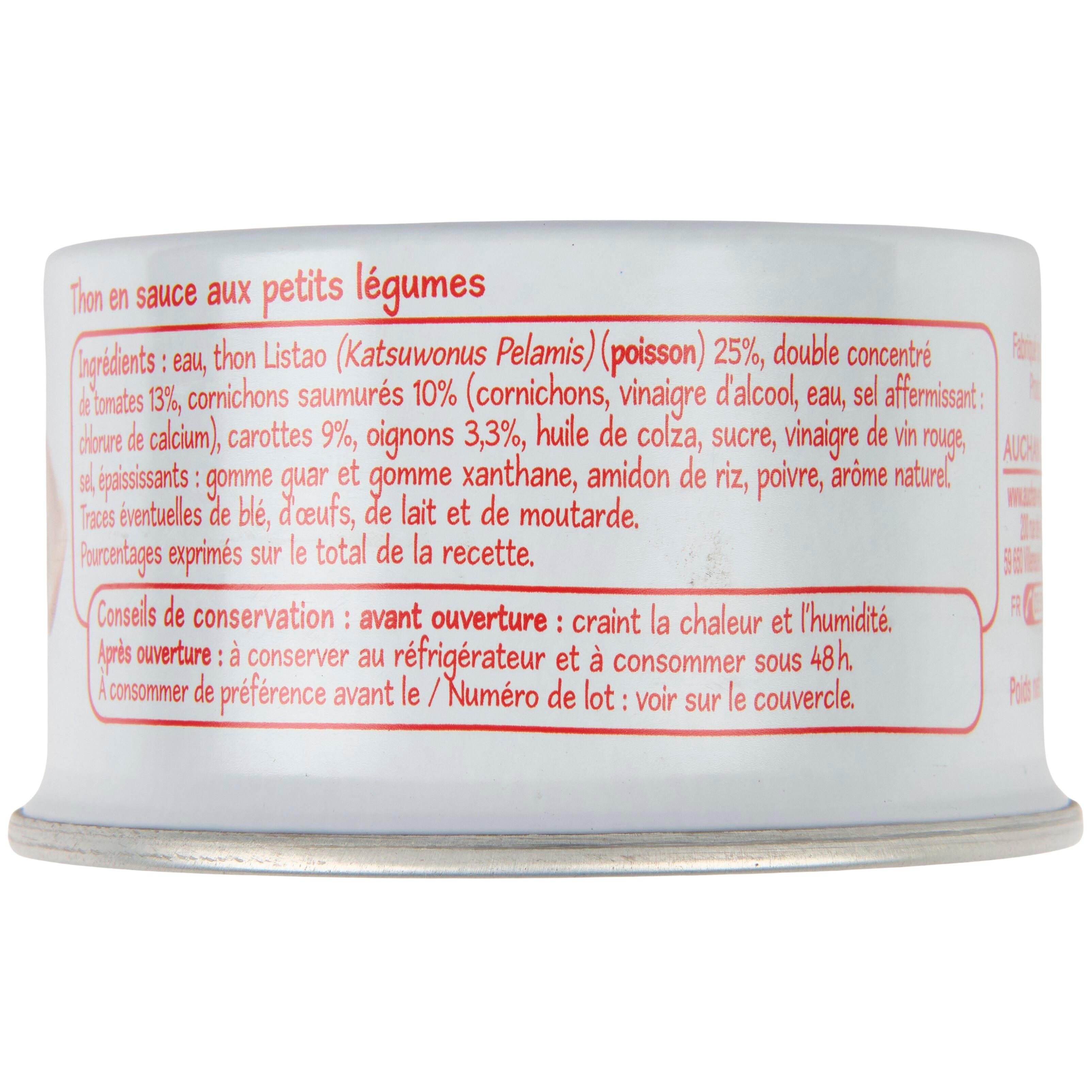 Voir la diapositive 3 : POUCE Thon à la catalane 135g